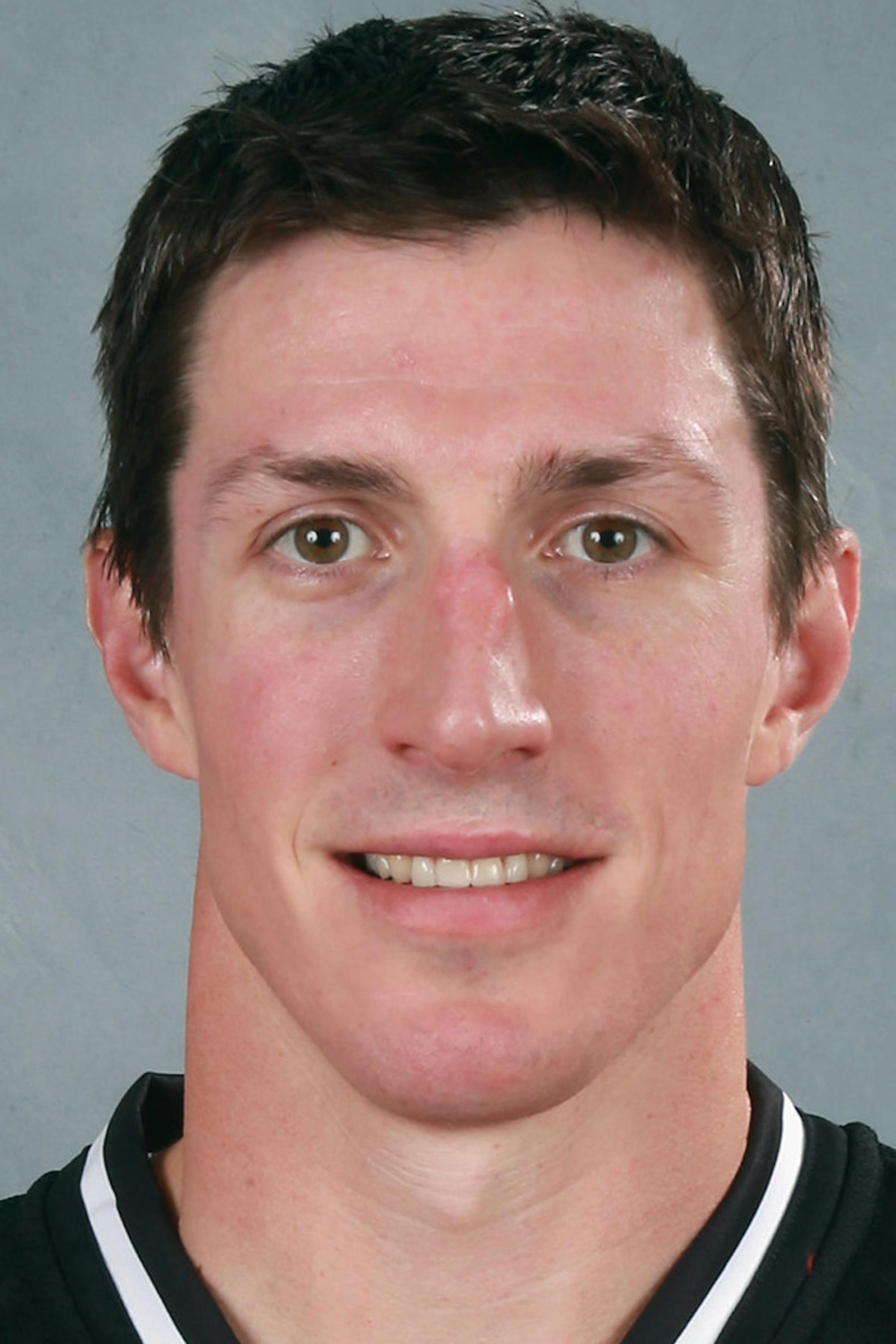 Ryan Carter of the New Jersey Devils poses for his official headshot for the 2014-2015 season on September 18, 2014 at the Prudential Center in Newark, New Jersey. ORG XMIT: 503032303