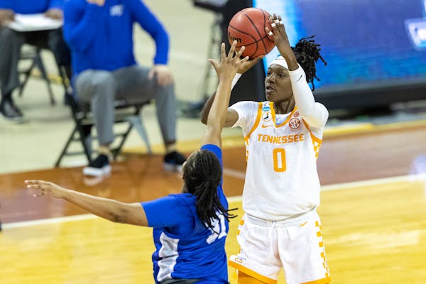 Lynx take Tennessee forward Davis with only pick in WNBA draft