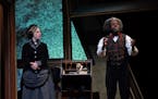 Emily Gunyou Halaas and Mikell Sappare "The Agitators," Susan B. Anthony and Frederick Douglass.