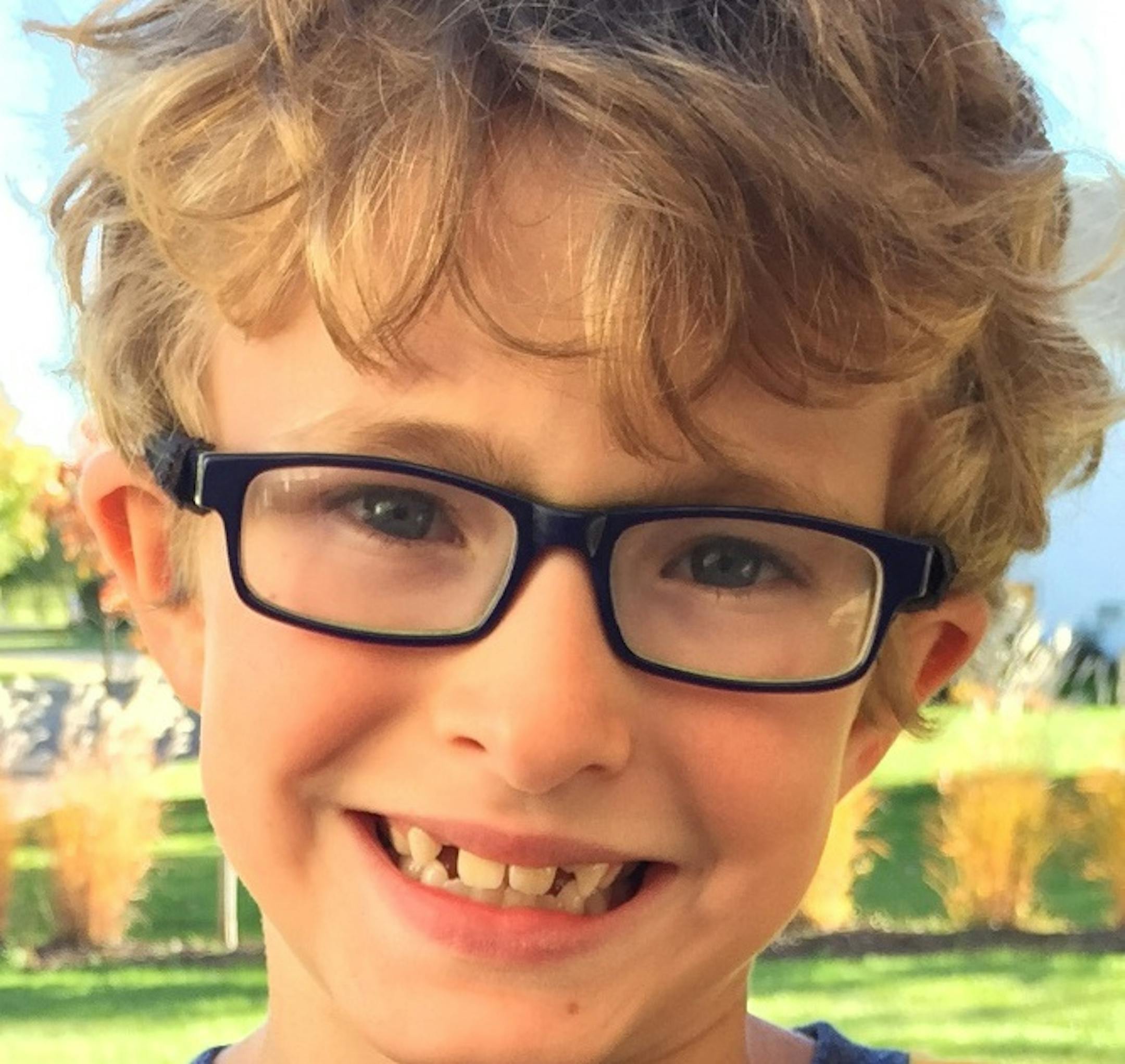 Sammy DeRusha, age 7, who is likely to defeat me in the Page 2 fantasy football challenge