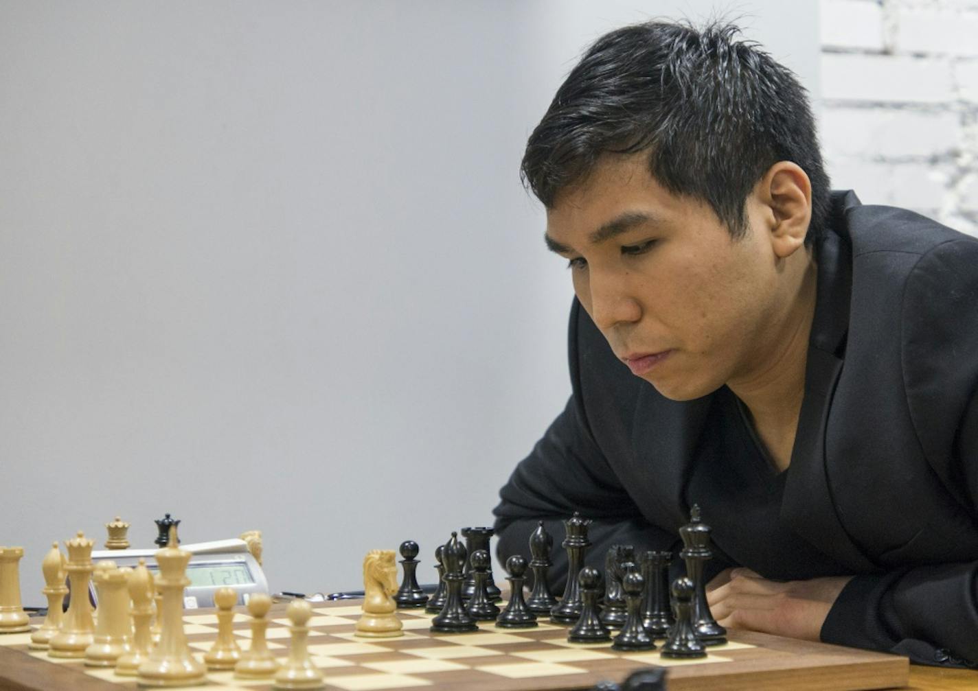 Minnetonka Grandmaster Wesley So playing in the 2015 U.S. Chess Championship in St. Louis.