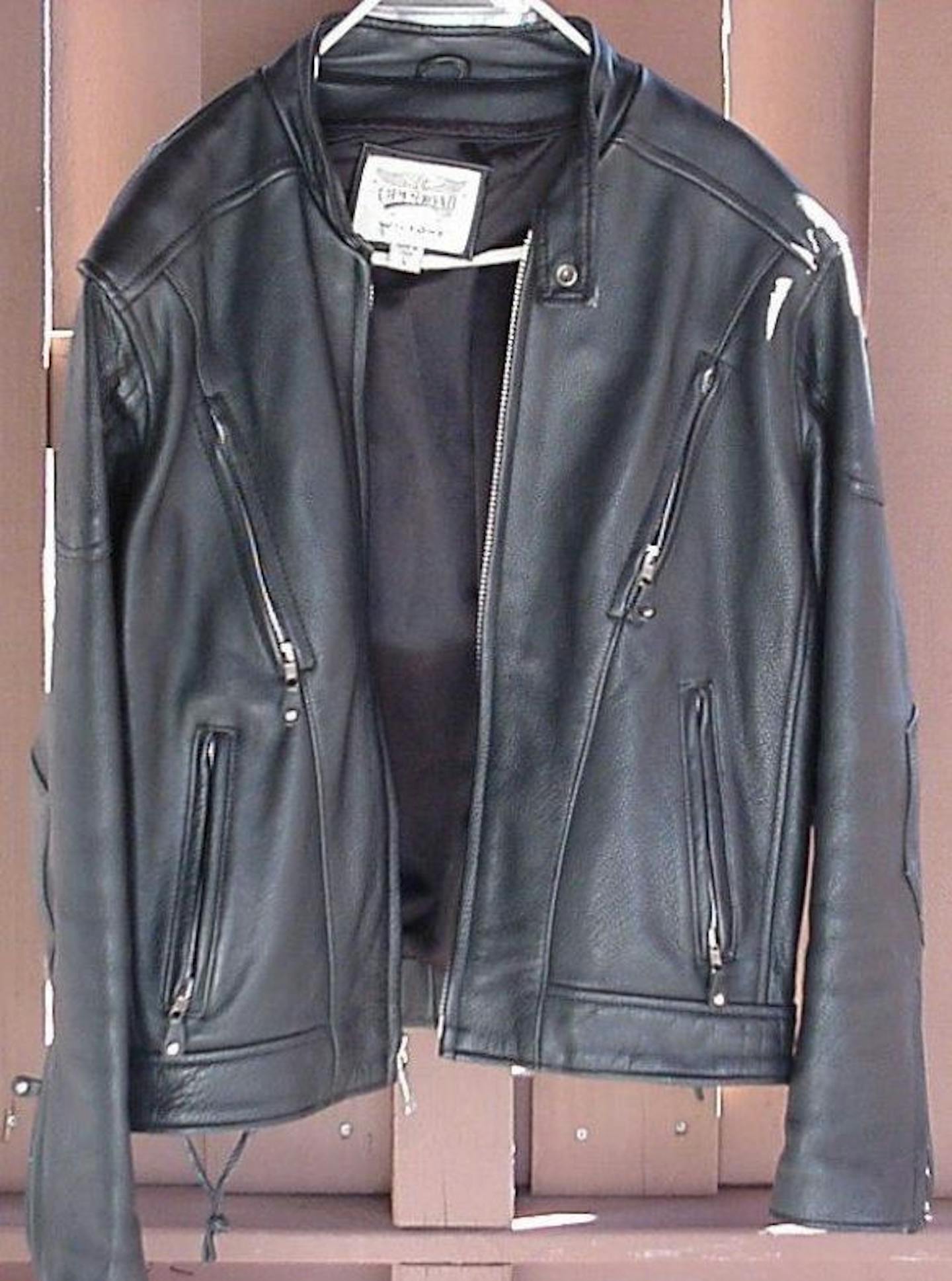 The deceased found in Rosemount was wearing a Wilson's Leather Open Road motorcycle jacket similar to this one.