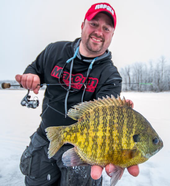 Joel Nelson is dedicated to ice fishing.