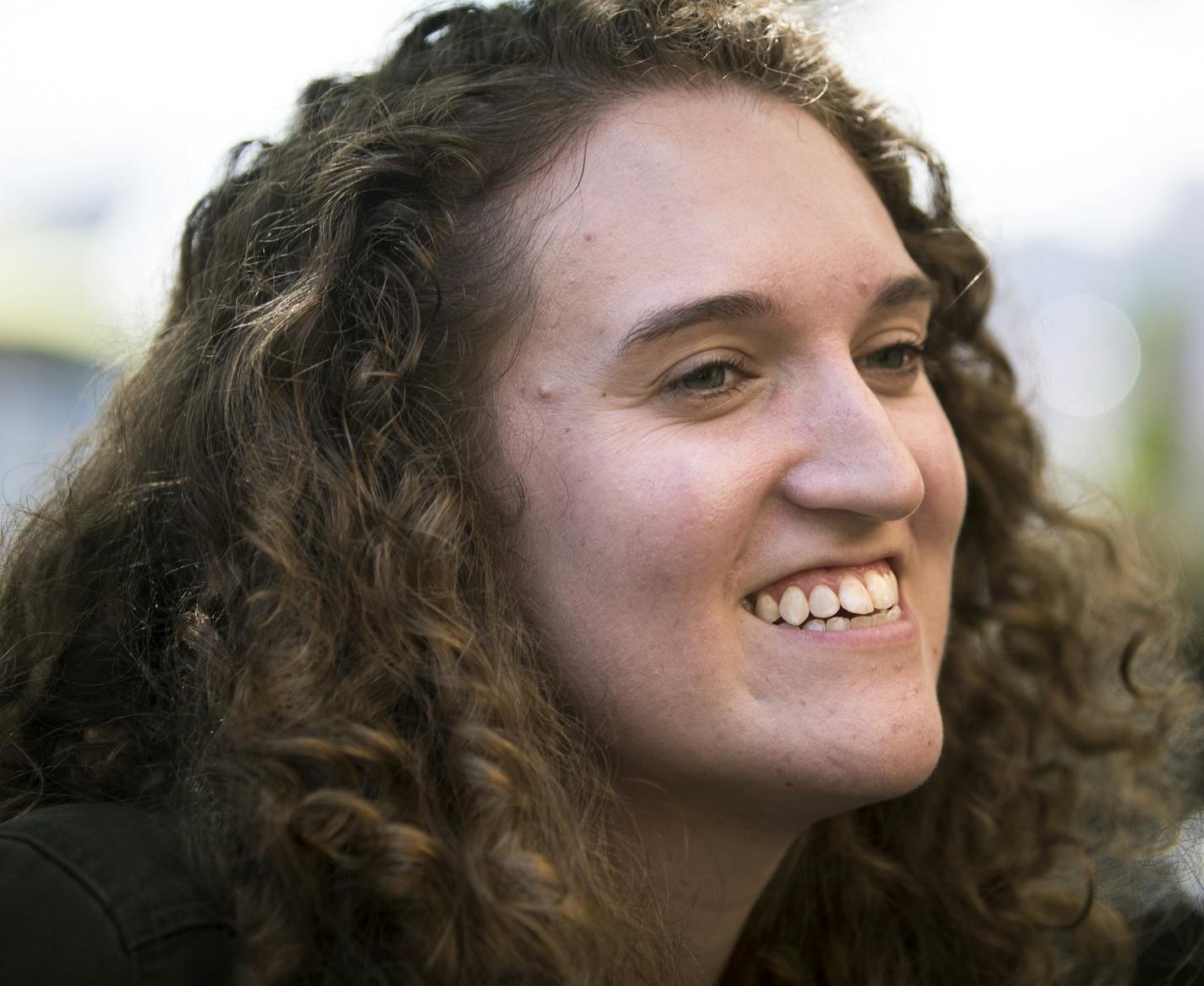 Clare Eisenberg, a member of Fourth Generation, speaks during an interview in Minneapolis. ] (Leila Navidi/Star Tribune) leila.navidi@startribune.com BACKGROUND INFORMATION: Clare Eisenberg and Lisa Johnson, two members of Fourth Generation, pose for a photo at St. Anthony Main in Minneapolis on Friday, September 9, 2016. The Minneapolis Foundation has created some middle ground for younger, middle-class do-gooders who want to be a bit more intentional about their giving. It's called the Fourth