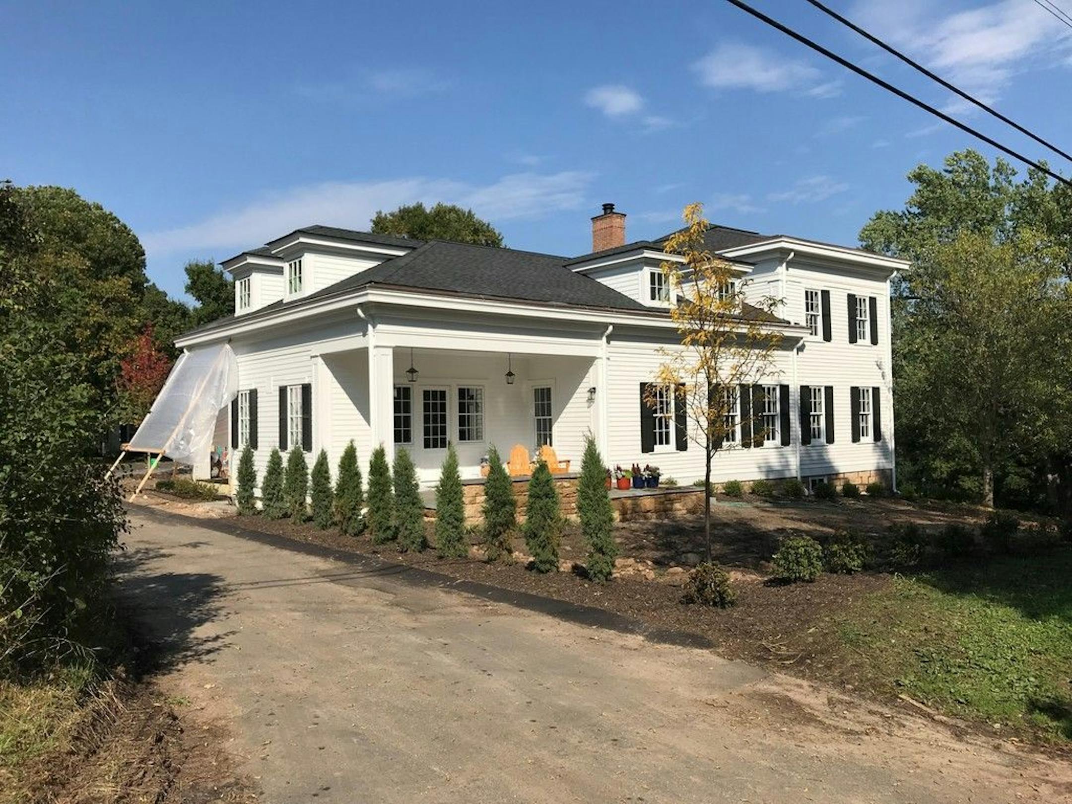Hansen designed a rear addition with elements that match the home's original architecture.