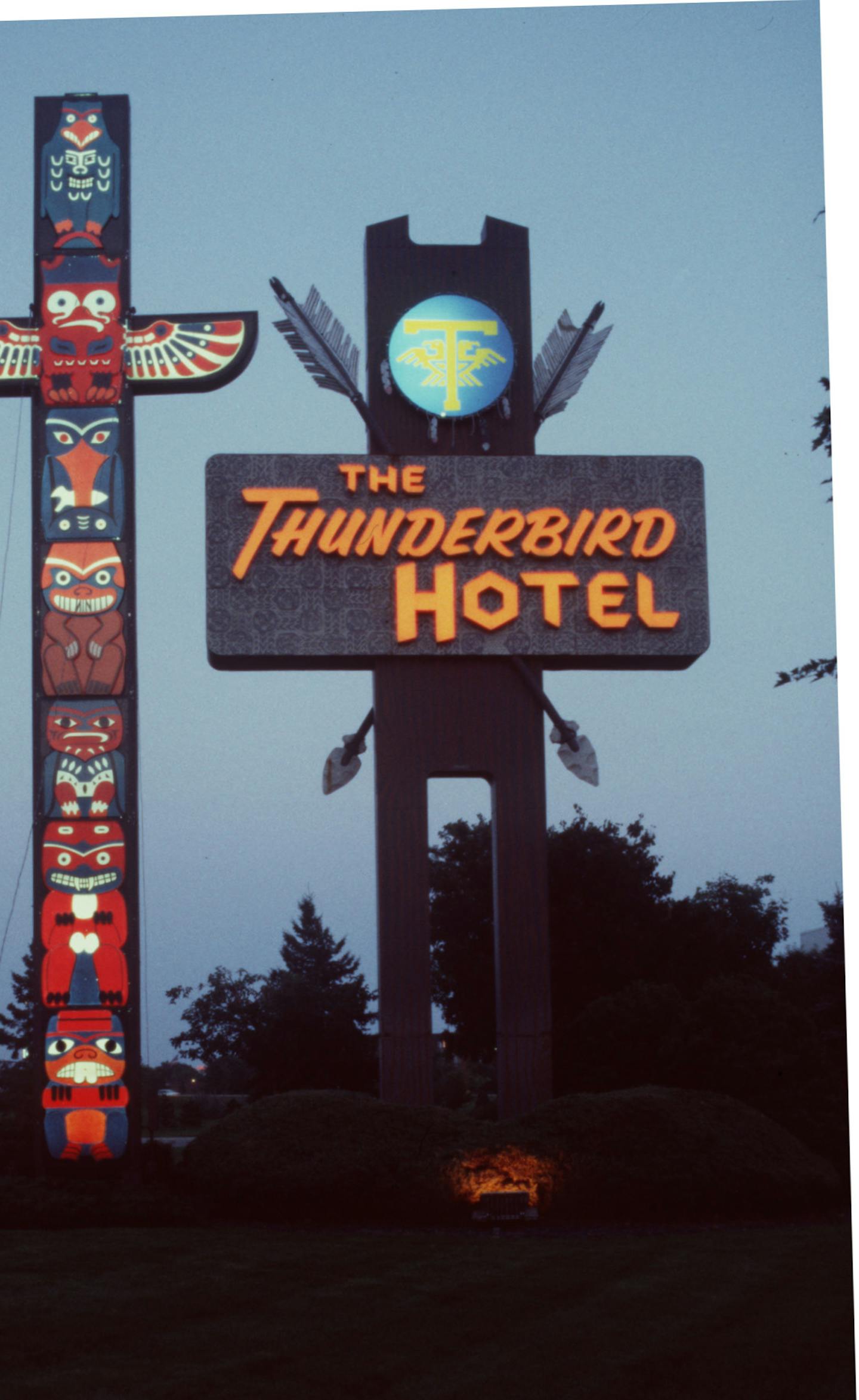 The Thunderbird Hotel as it appeared in its grander days, near 24th Avenue and Interstate 494 in Bloomington.