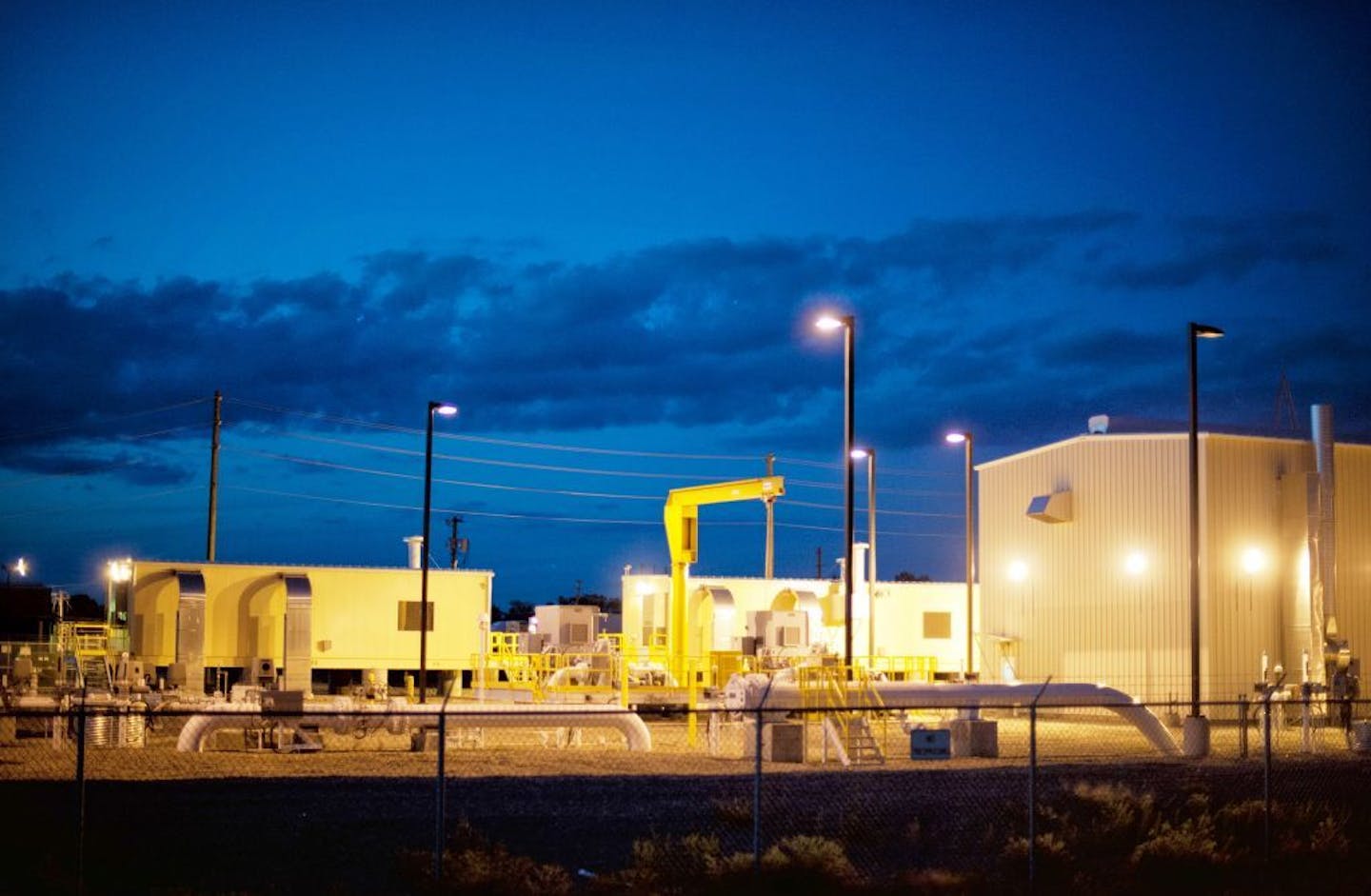 The Enbridge Energy facility at the Clearbrook oil pipeline transfer station in Clearbrook, Minn., seen in 2012.