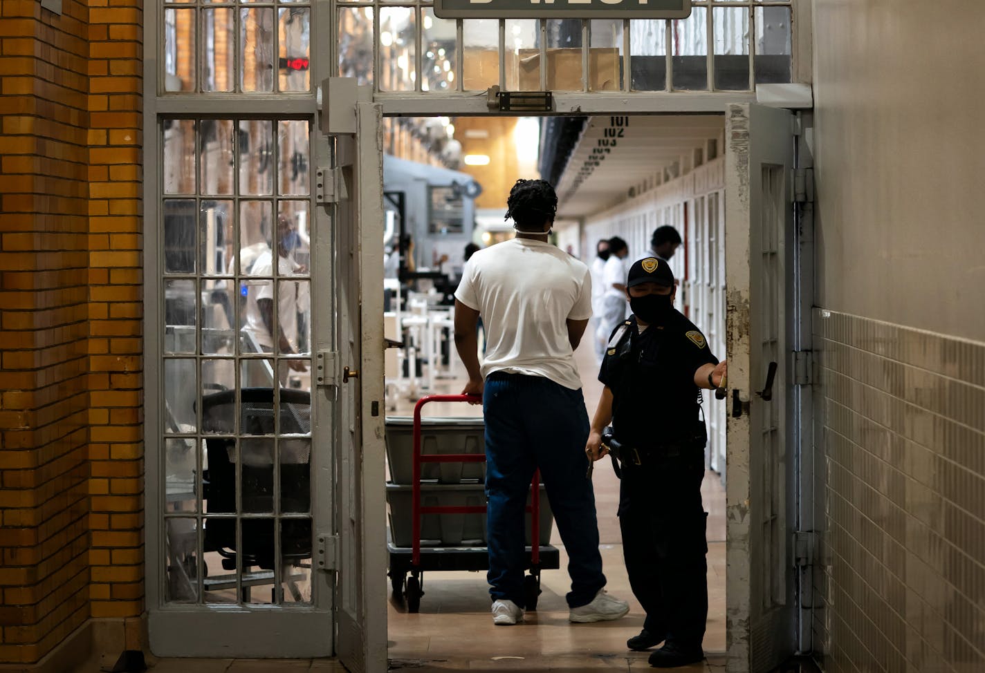 Cell Hall B-West at Stillwater Prison.Minnesota Correctional Facility, Stillwater, Minnesota,