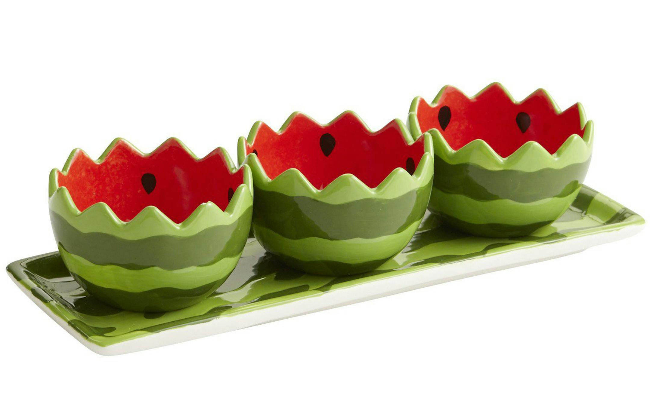Watermelon Condiment Set ($24.95, pier1.com). (Pier1/MCT) ORG XMIT: 1154107