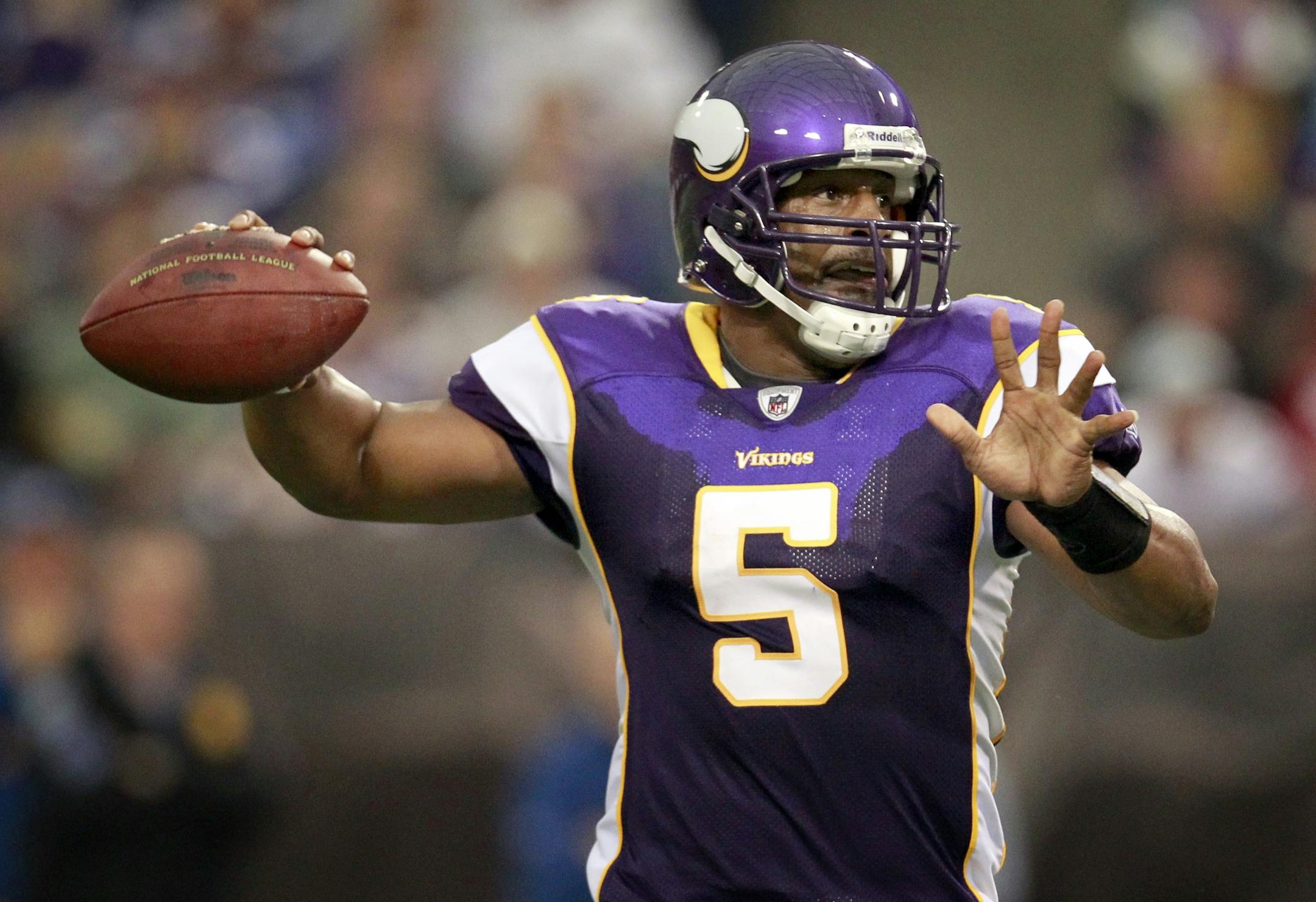 Donovan McNabb is 0-for-5 passing and has been sacked twice on second-half third down efforts, just part of the team's struggles late in the first two games.