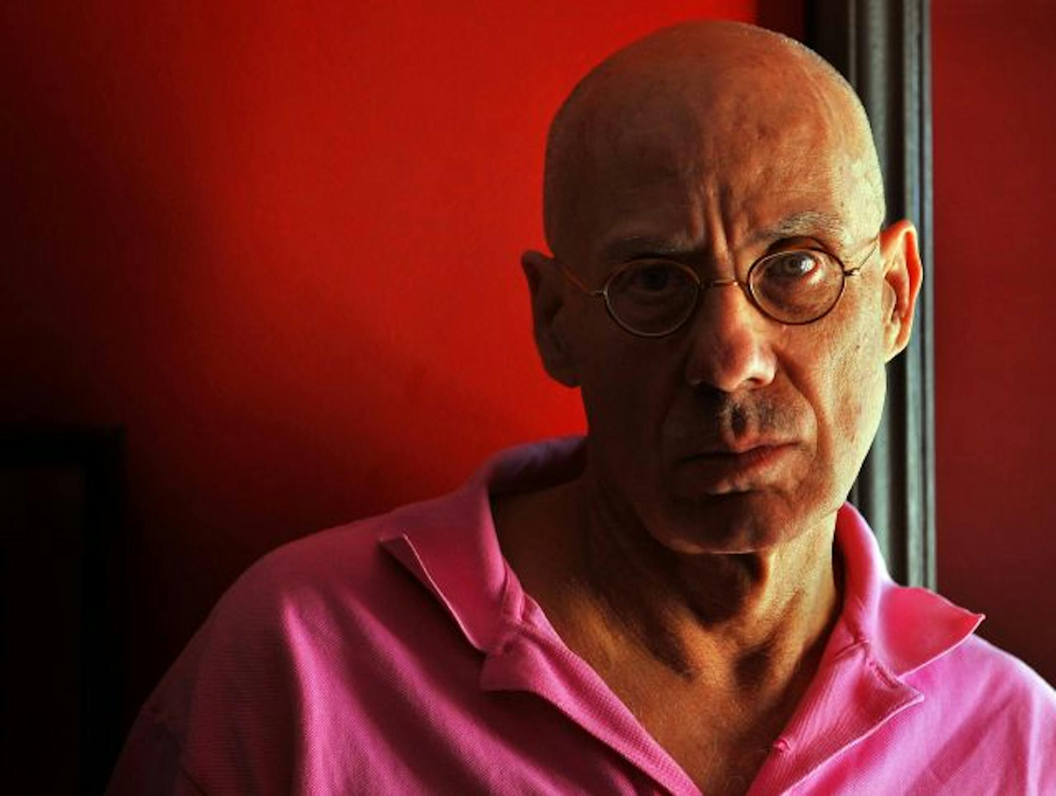 Author James Ellroy at his home in Los Angeles, Calif.