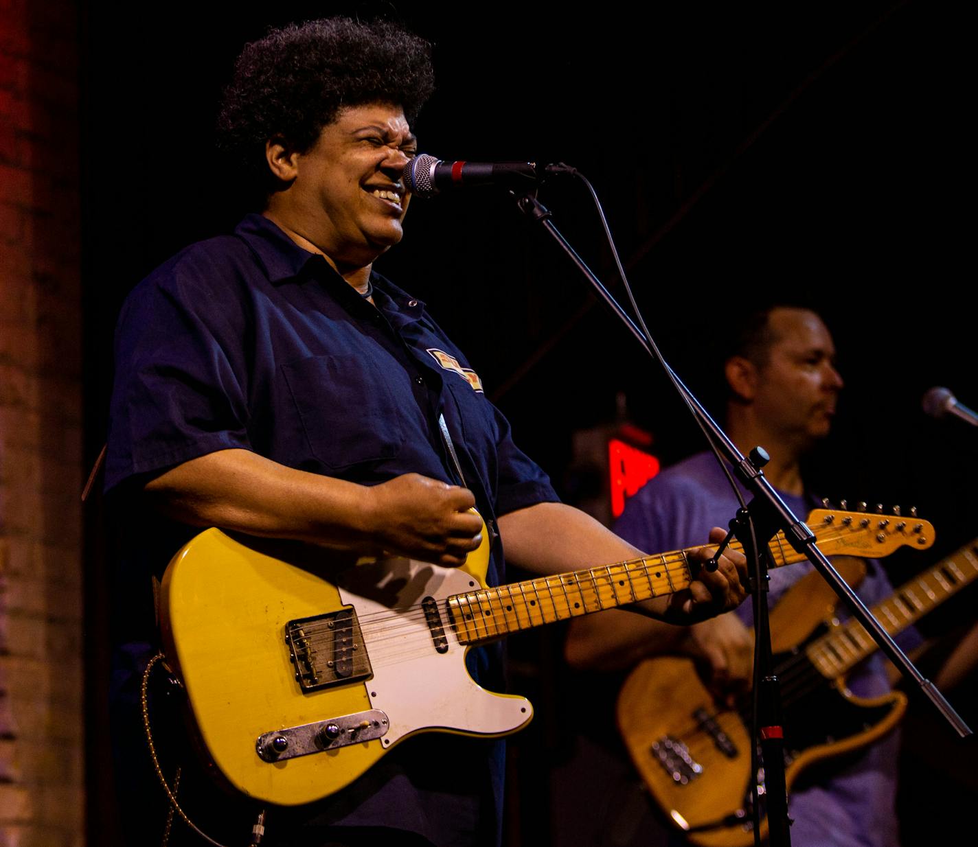 Mary Cutrufello performs at the KFAI Theater Stage. ] NICOLE NERI &#x2022; nicole.neri@startribune.com BACKGROUND INFORMATION: The ninth annual Roots, Rock & Deep Blues Festival at The Hook and Ladder Theater & Lounge Saturday, July 13, 2019.