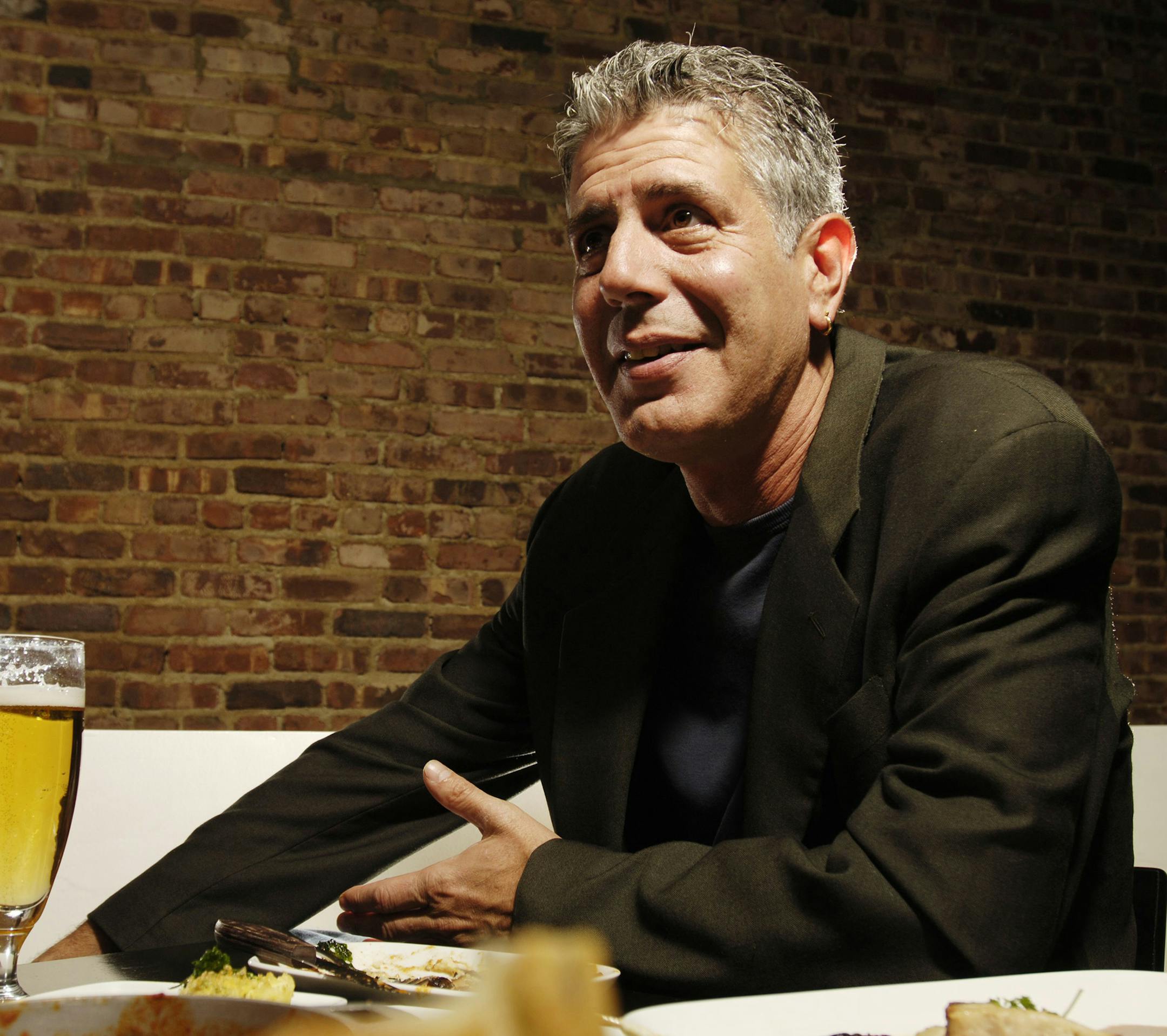 Celebrity chef Anthony Bourdain photographed at Tintol restaurant in New York's Times Square on April 12, 2006. Bourdain was found dead in his hotel room on June 8, 2018 of an apparent suicide. (James Keivom/New York Daily News/TNS)