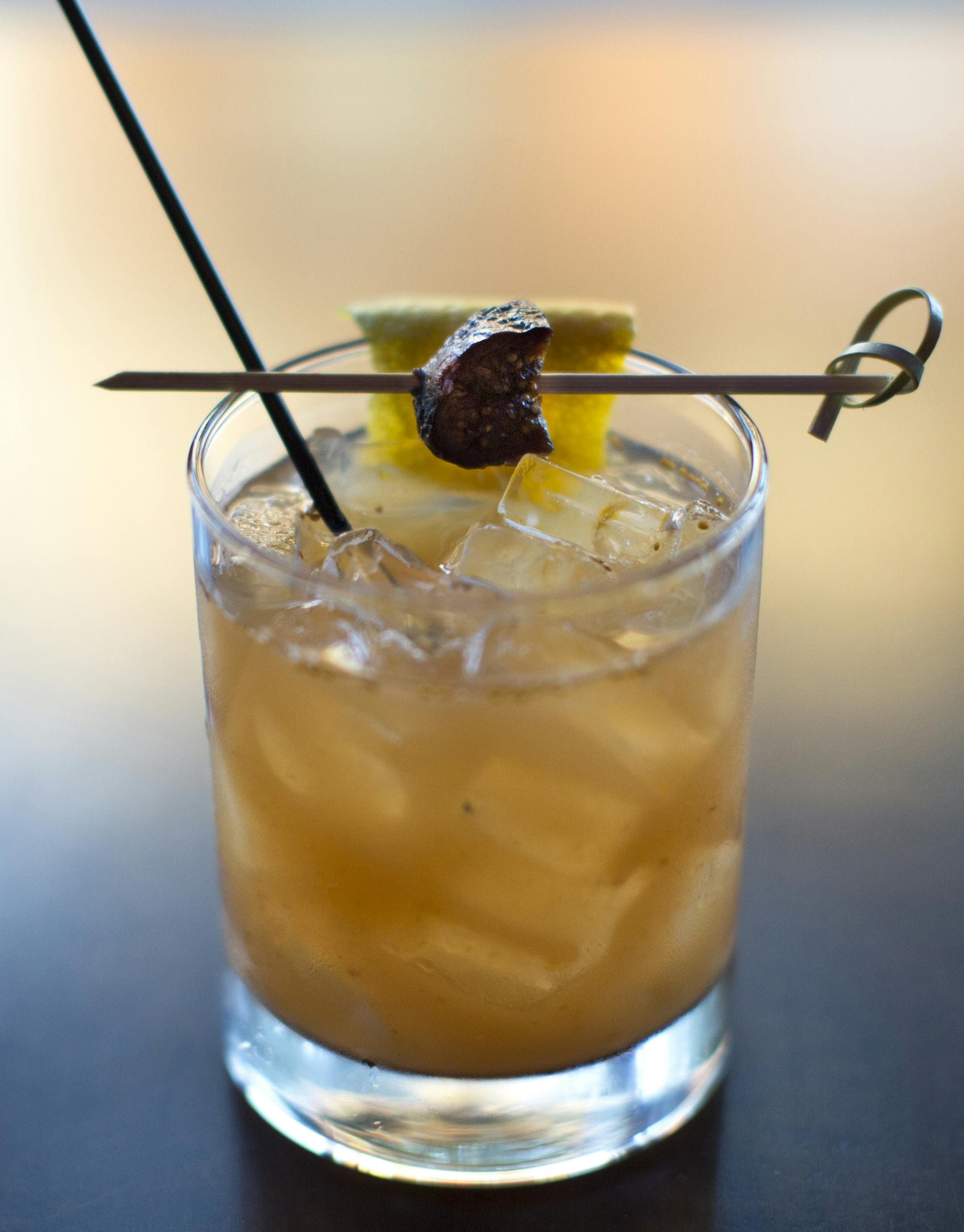 Fashioned in fig hand crafted cocktail at Buddha on Eat Street on Tuesday, September 24, 2013, in St. Paul, Minn. ] (RENEE JONES SCHNEIDER • reneejones@startribune.com)