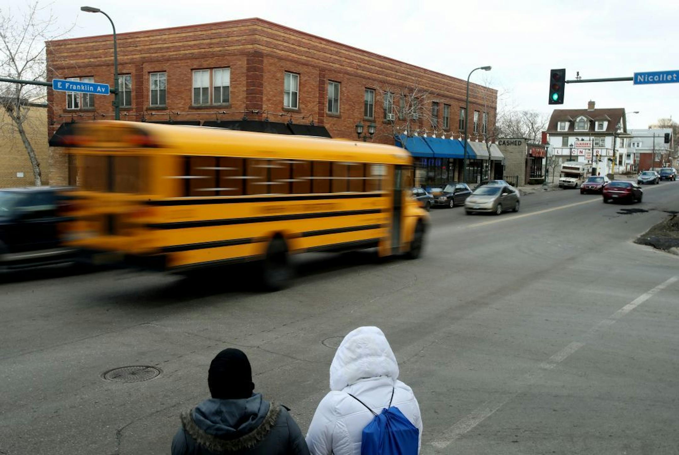 Franklin Avenue and Nicollet Avenue.