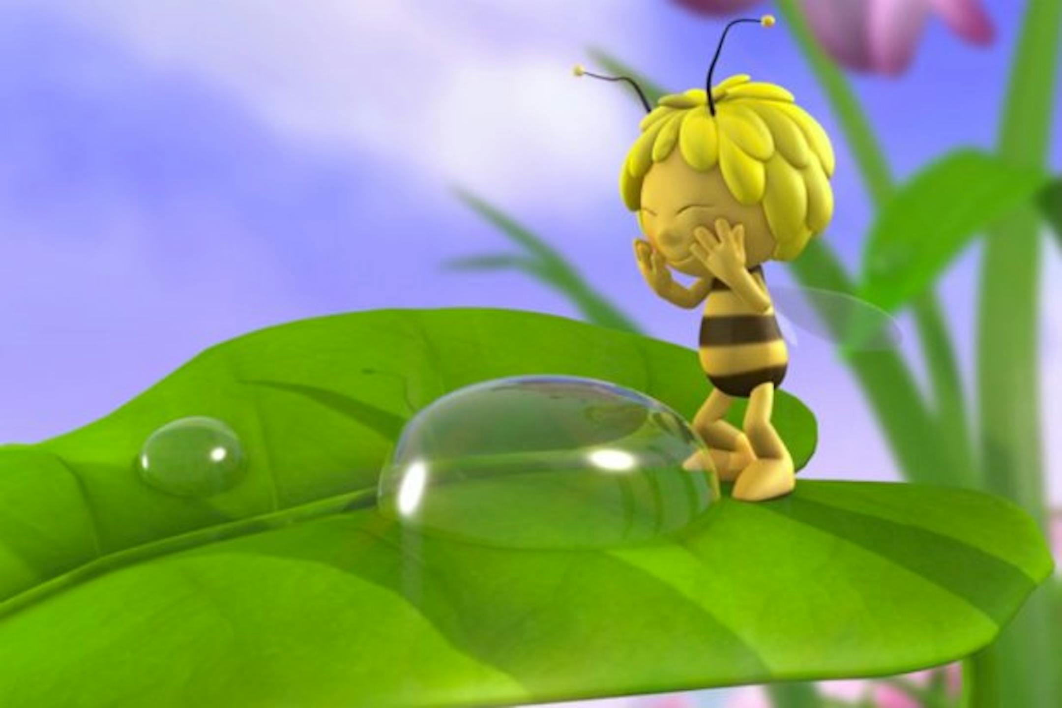 The children's TV show "Maya the Bee" airs on Netflix.