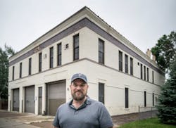 Travis Temke plans to transform this Fire Station No. 10, into a taproom and coffee shop in St. Paul.