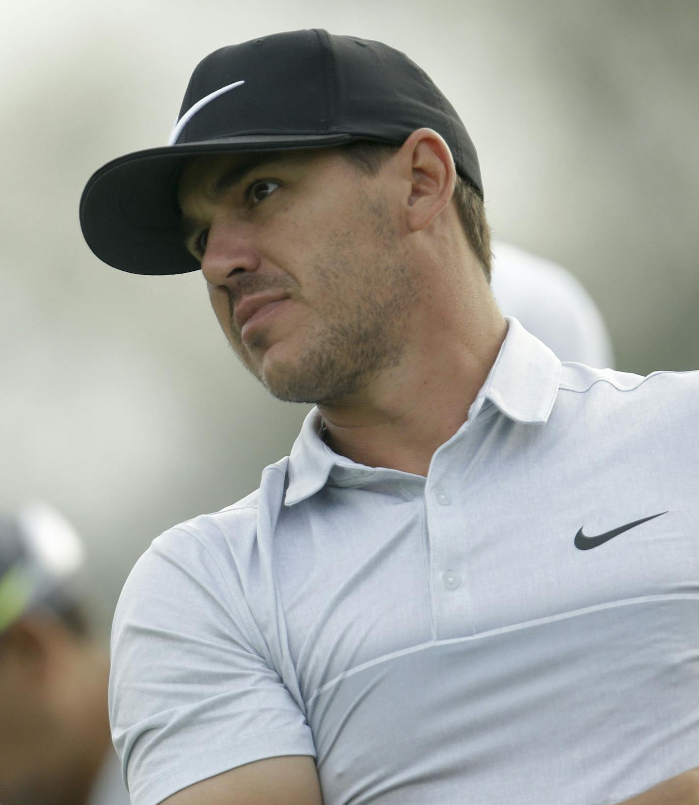 Brooks Koepka tees off on the 15th hole during the first round of the BMW Championship golf tournament at Crooked Stick Golf Club in Carmel, Ind., Friday, Sept. 9, 2016. (AP Photo/AJ Mast) ORG XMIT: OTKINAM201