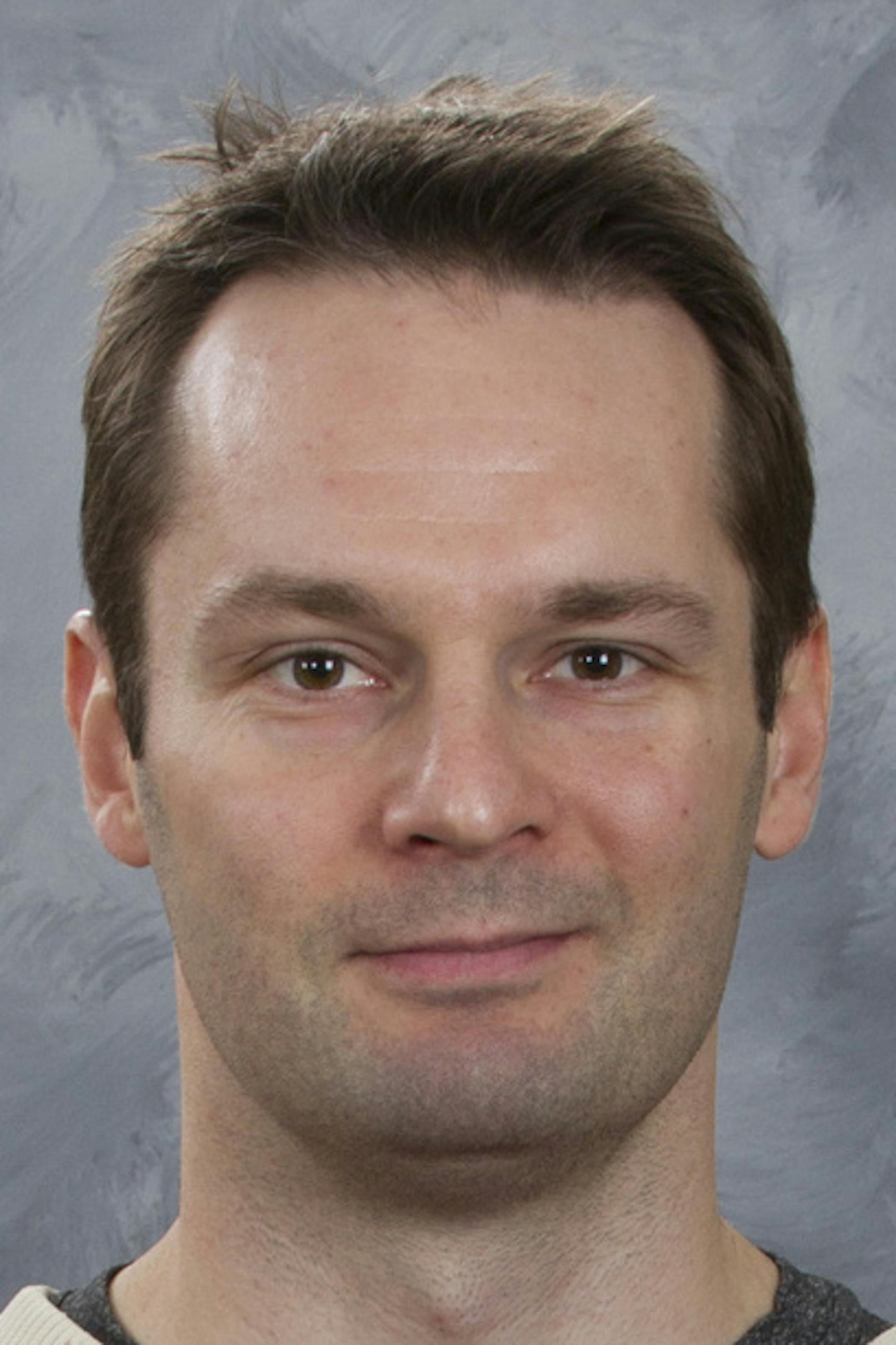 SAINT PAUL, MN - JANUARY 12: Niklas Backstrom of the Minnesota Wild poses for his official headshot for the 2012-2013 season at the Xcel Energy Center on January 12, 2013 in Saint Paul, Minnesota. (Photo by Andy King/NHLI via Getty Images) *** Local Caption *** Niklas Backstrom ORG XMIT: 159393525