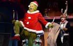 "Dr. Seuss's How the Grinch Stole Christmas" at Children's Theatre, with Reed Sigmund, left, and Natalie Tran, is one of the season's hottest tickets.