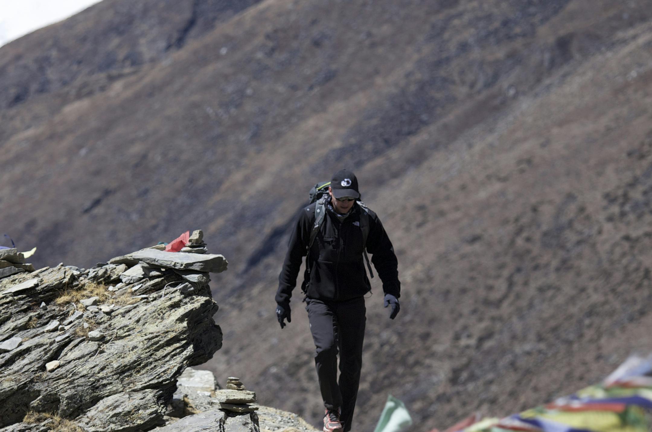 Climber Joby Ogywn is interviewed in "Everest Avalanche Tragedy" credit: Discovery Channel ORG XMIT: Producer Deliverable