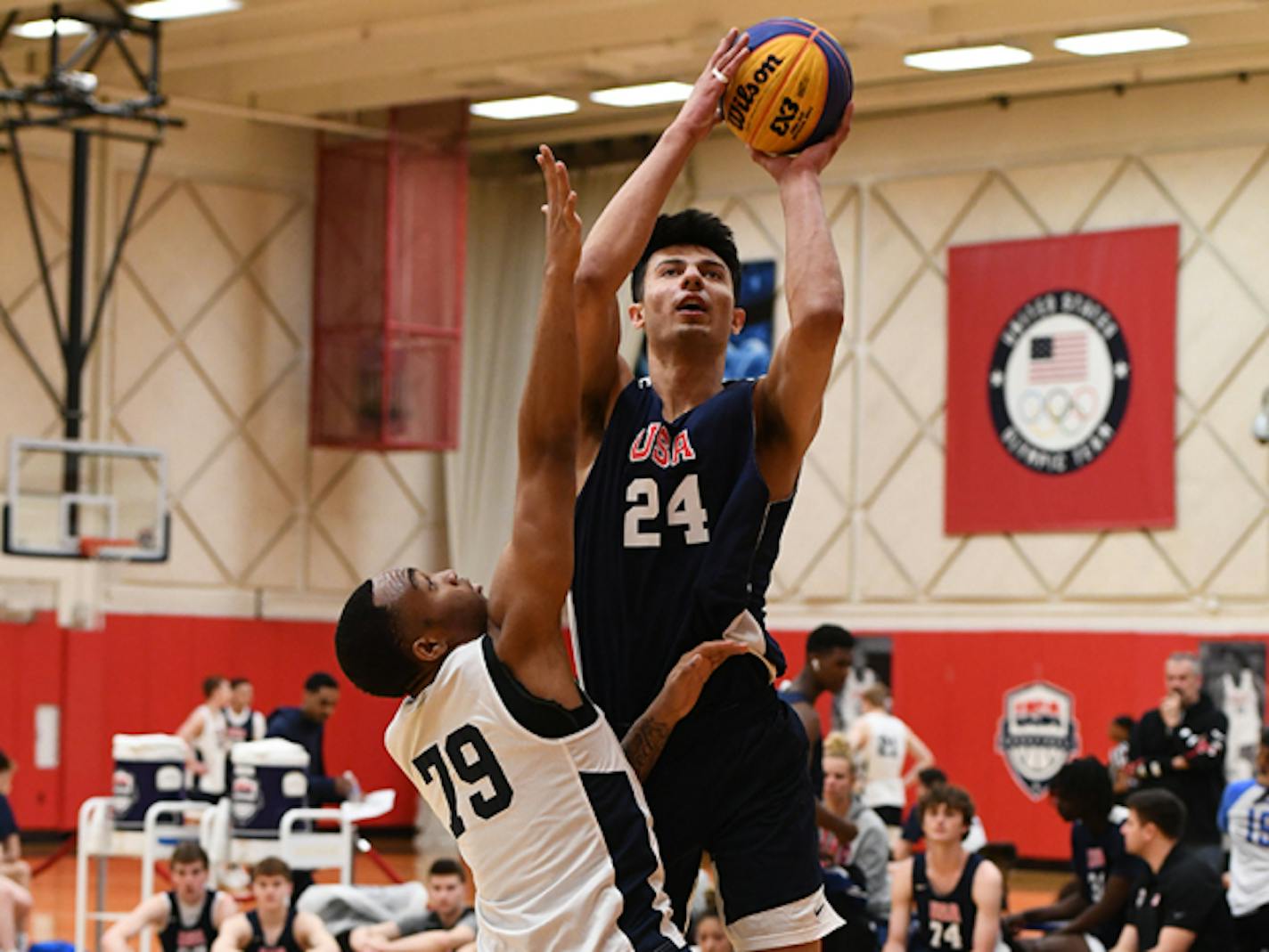 COLORADO SPRINGS, CO - APRIL 13: USA Basketball U-18 3v3 National Championships at the US Olympic Training Center on April 13, 2019 in Colorado Springs, Colorado.  (Photo by Garrett W. Ellwood/USAB)