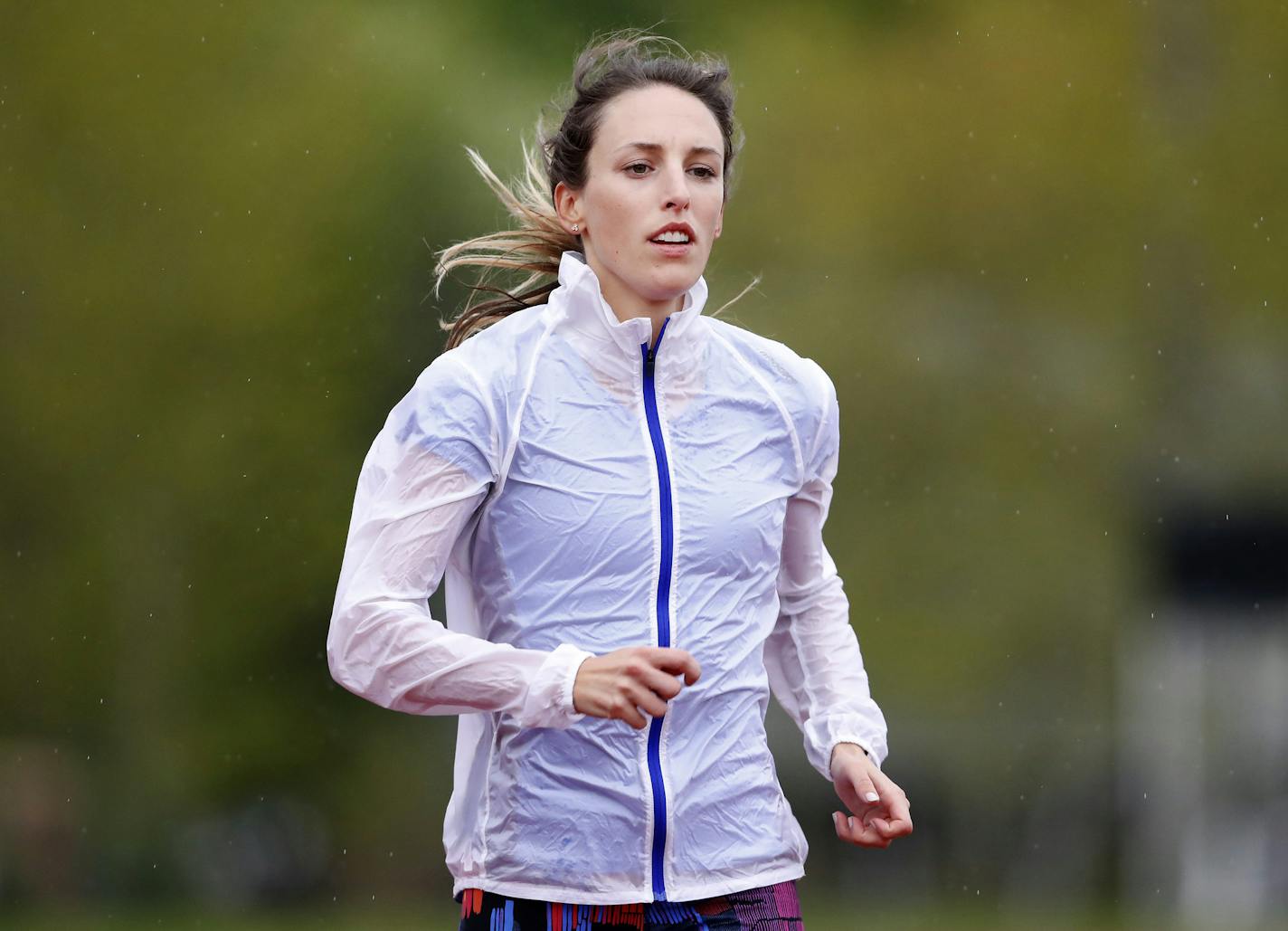 Gabriele "Gabe" Grunewald, shown in 2017, continued to compete and train long after being diagnosed with cancer as a senior with the Gophers in 2009.