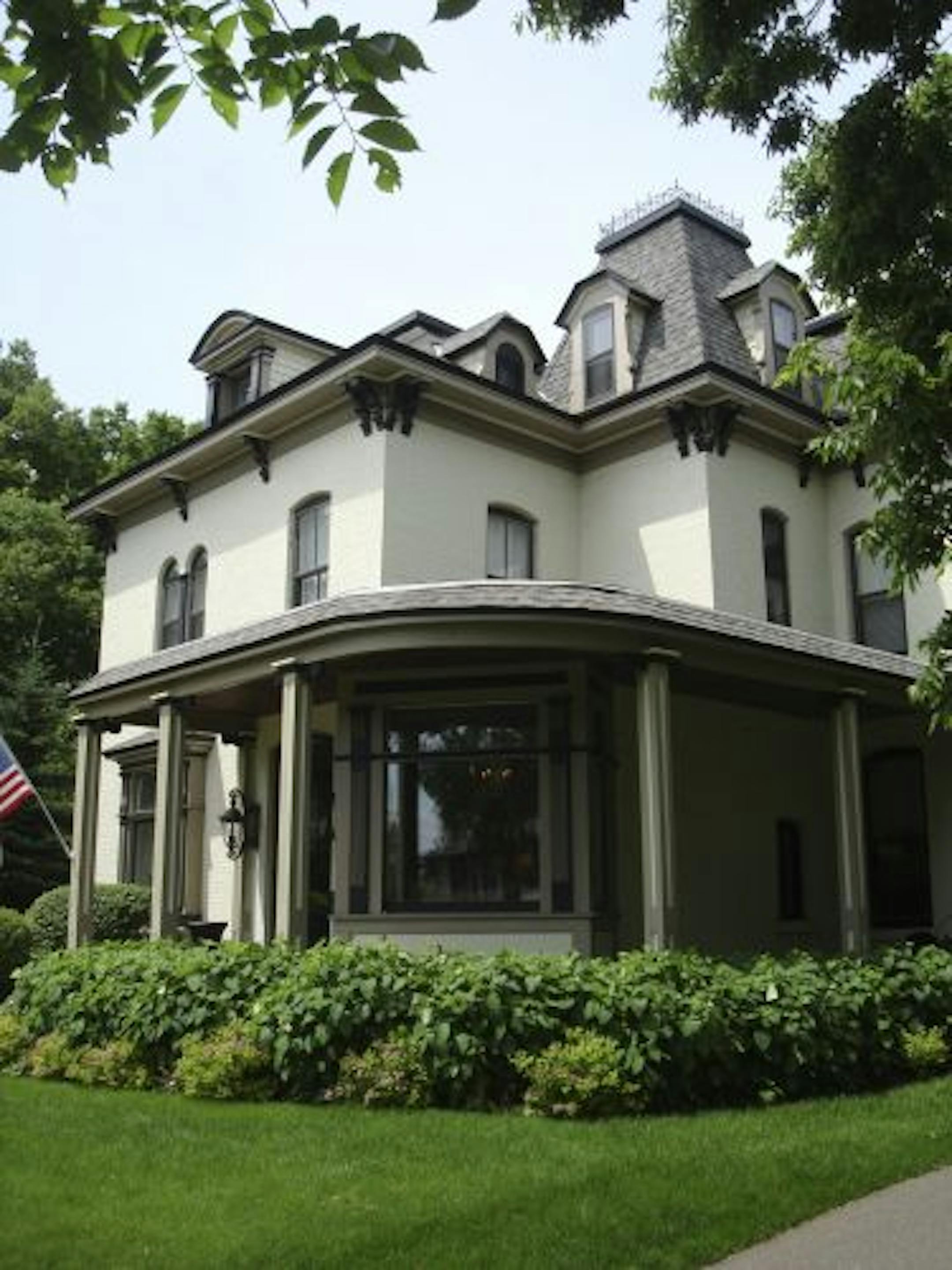 This French Second Empire home is one of the few surviving local examples of this architectural style, popular during the Victorian era.
