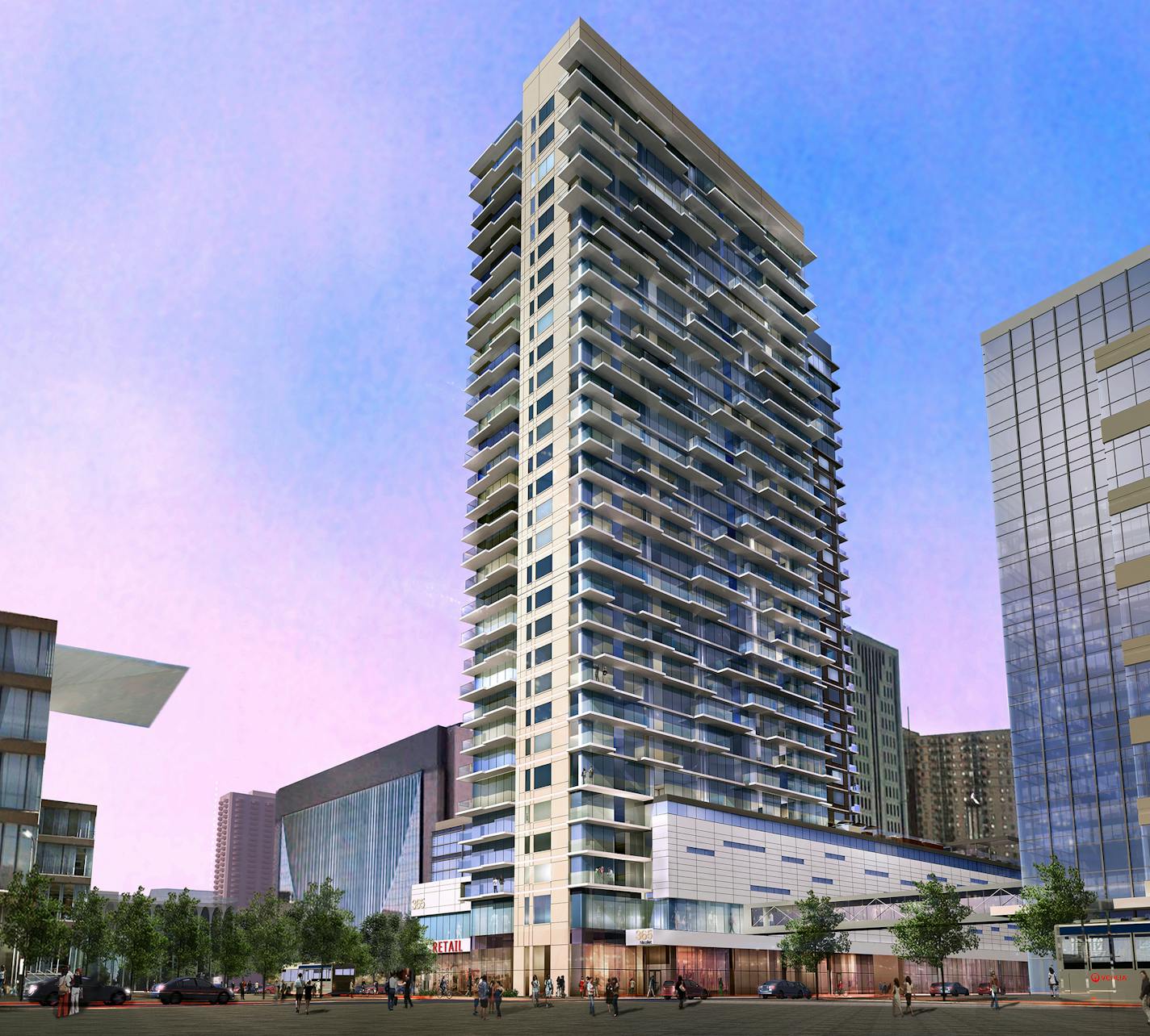 Rendering of Opus's Ritz Block