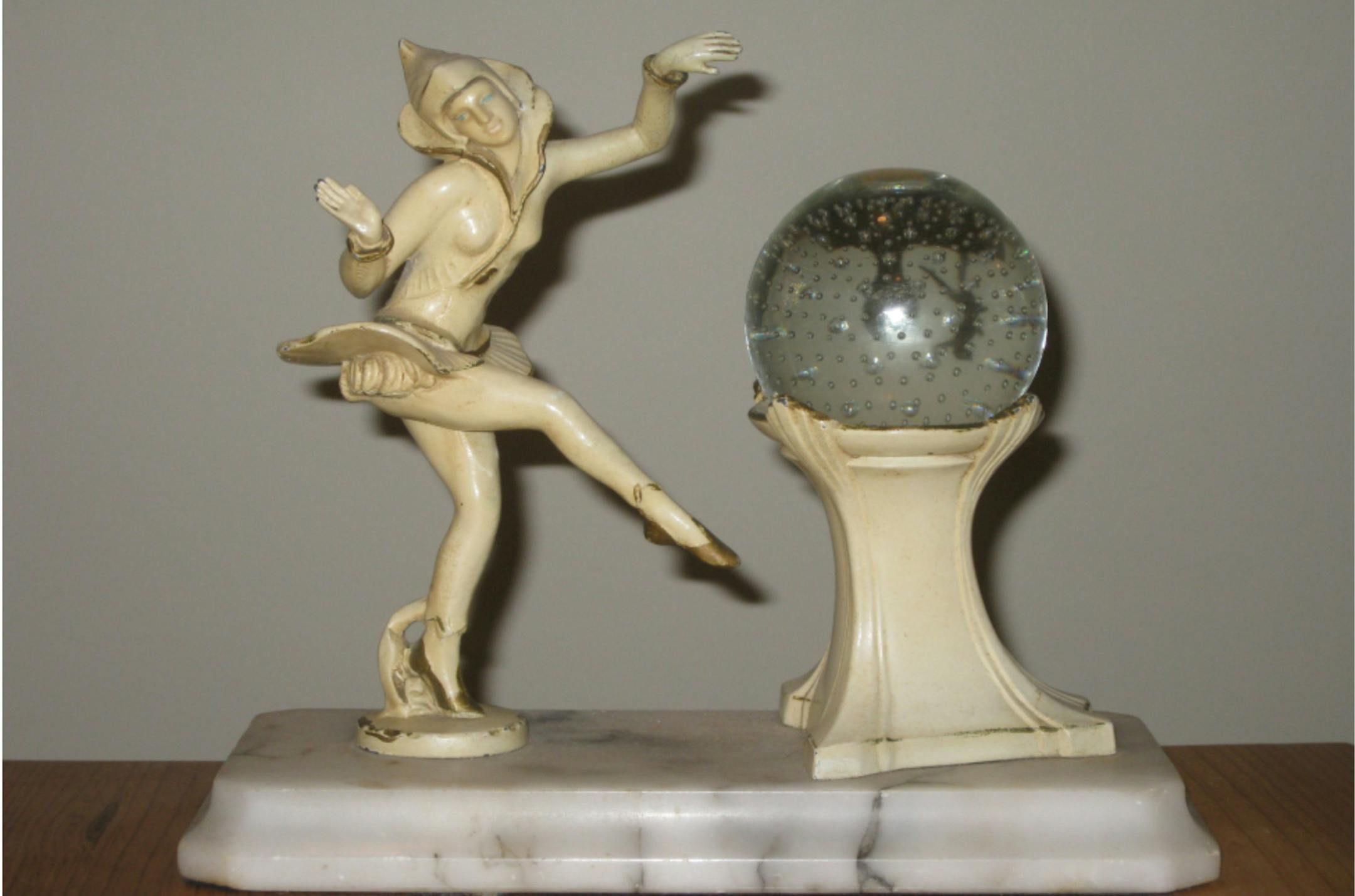 This lamp may have once set on top of a television set, but it was not made for that purpose. (Handout/TNS) ORG XMIT: 1239930