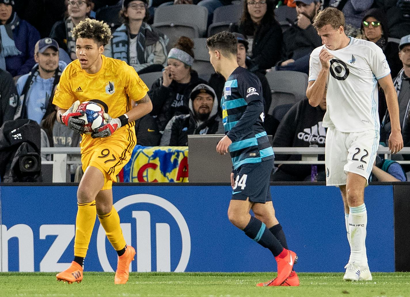 Minnesota United FC goalkeeper Dayne St. Clair