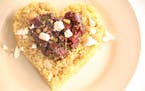 Lemony Pesto Beets With Quinoa Pilaf. Photo by Robin Asbell * Special to the Star Tribune