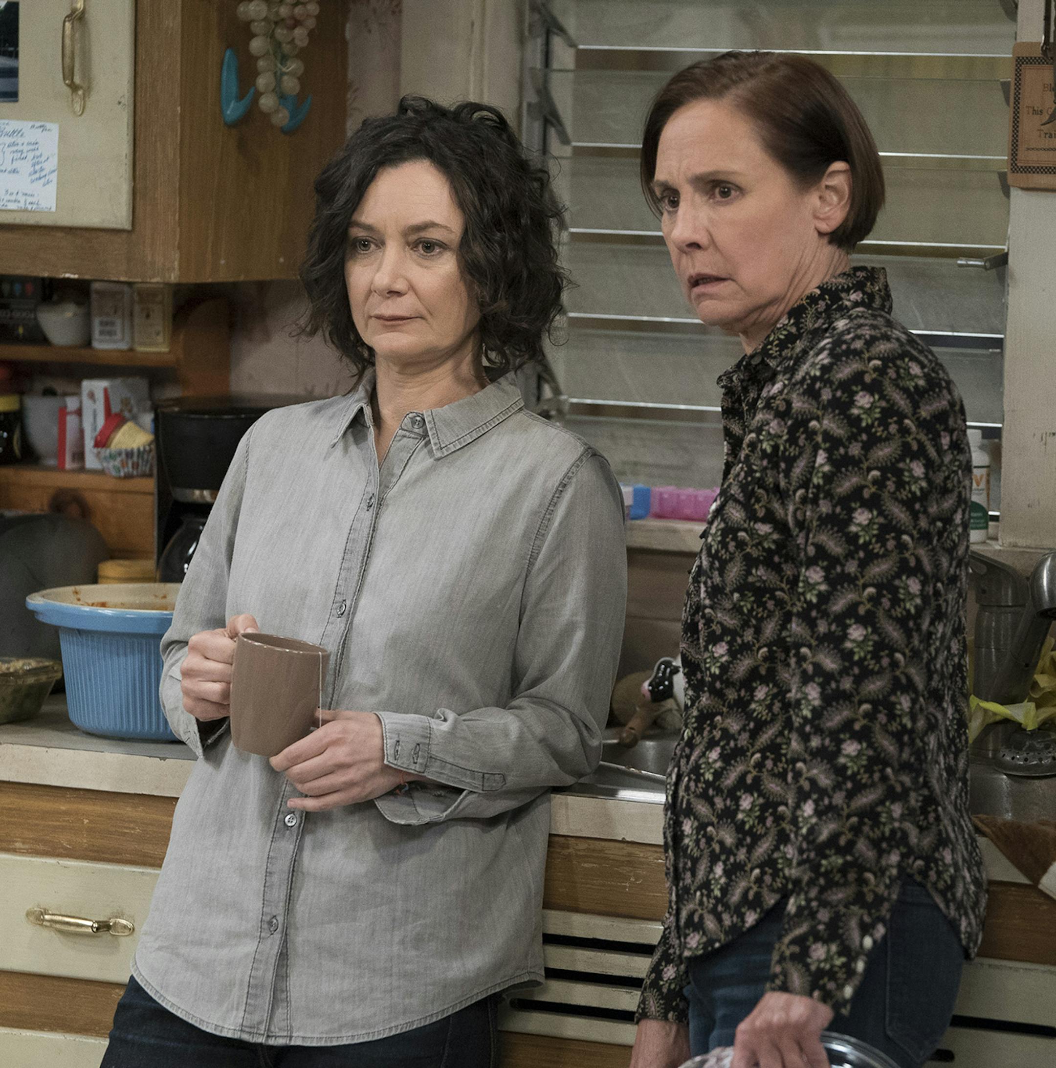THE CONNERS - "Keep on Truckin'" - A sudden turn of events forces the Conners to face the daily struggles of life in Lanford in a way they never have before, on the series premiere of "The Conners," airing TUESDAY, OCT. 16 (8:00-8:31 p.m. EDT), on The ABC Television Network. (ABC/Eric McCandless)
SARA GILBERT, LAURIE METCALF