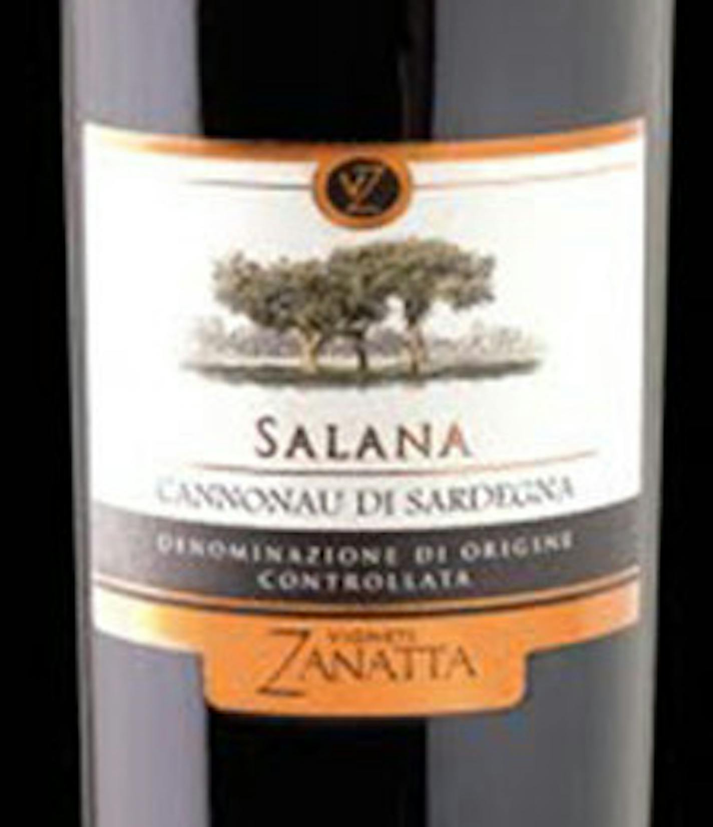 2014 Vigneti Zanatta &#xec;Salana&#xee; Cannonau di Sardegna