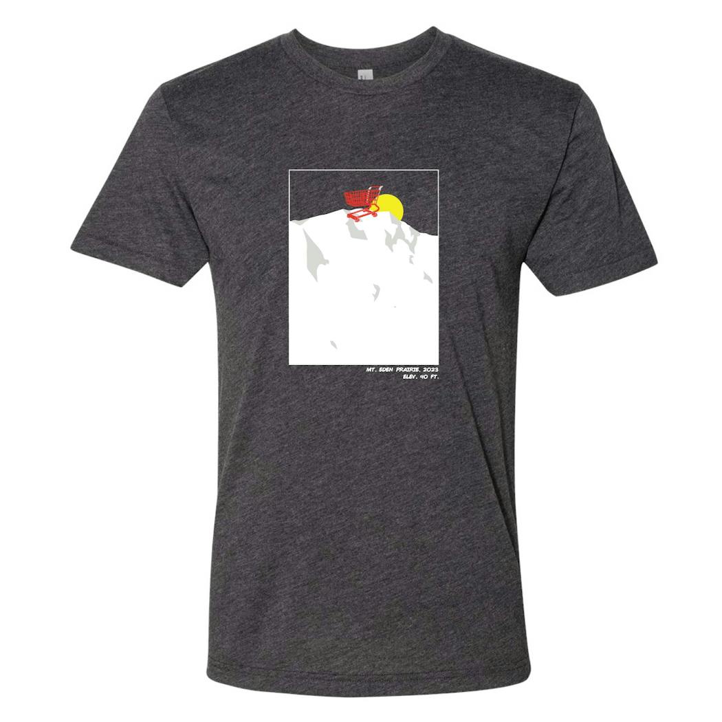 Mount Eden Prairie commemorated on a t-shirt sold by the Minnesota Awesome clothing company.