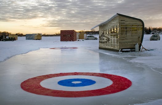 The Curling Clubhouse Ice Shanty was part of the annual Art Shanty Project in 2014.