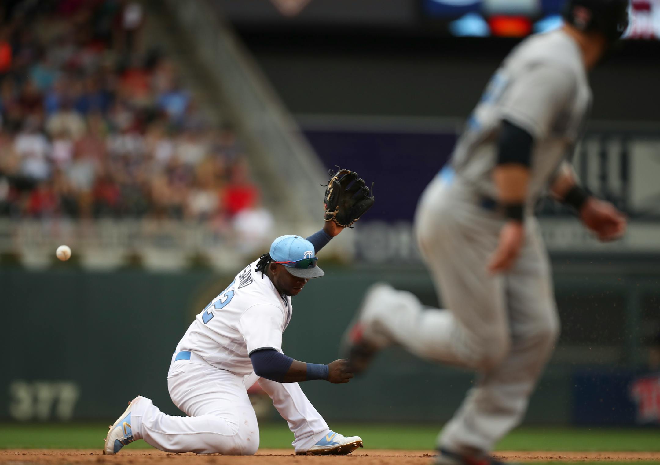 Twins third baseman Miguel Sano was 2-for-15 with a walk in the four-game series with the Indians, hitting a handful of balls to the warning track.