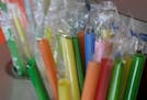 Wrapped plastic straws