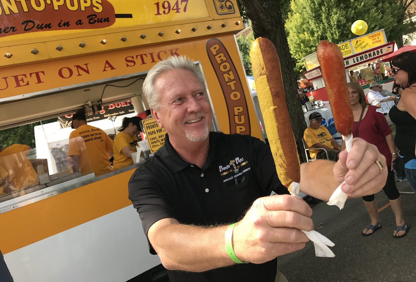 Gregg Karnis owns the Minnesota Pronto Pup franchise, founded by his father, Jack