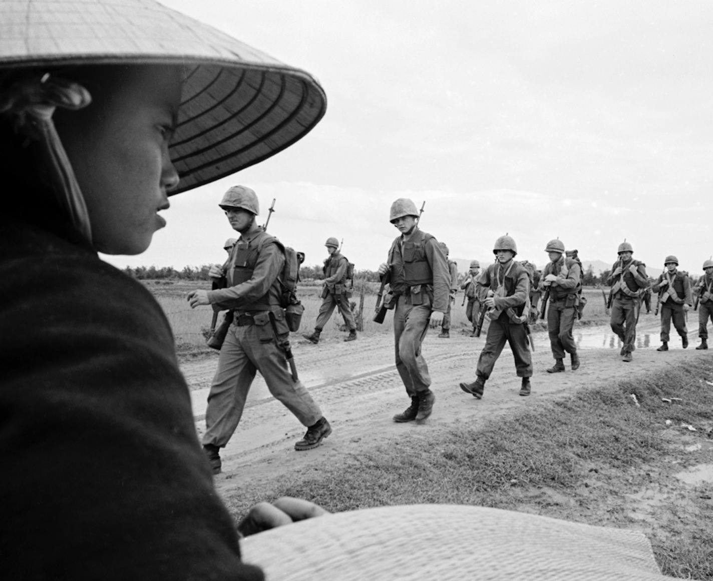 Marines marching in Danang - THE VIETNAM WAR
PBS