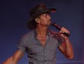 Country superstar couple Tim McGraw and Faith Hill performed together Friday in St. Paul. ] ANTHONY SOUFFLE &#x2022; anthony.souffle@startribune.com R