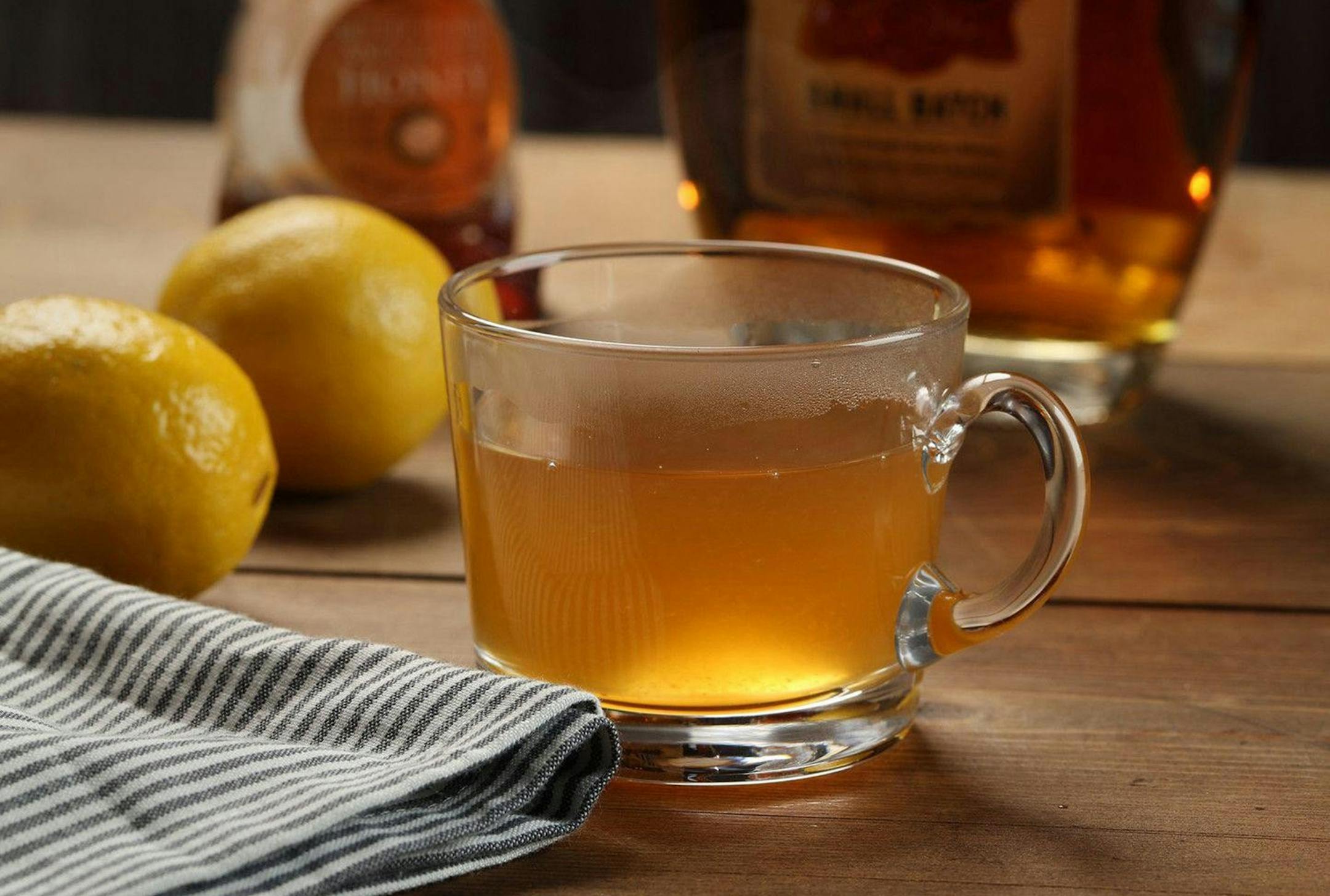 The hot toddy is the simplest of drinks: Combine your choice of brown spirit, such as bourbon or rum, with lemon juice, honey and hot water.