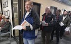 Joe Antonucci waited in line to pre pay his 2018 property tax Wednesday December 27, 2017 in Minneapolis, MN.] JERRY HOLT &#xef; jerry.holt@startribun