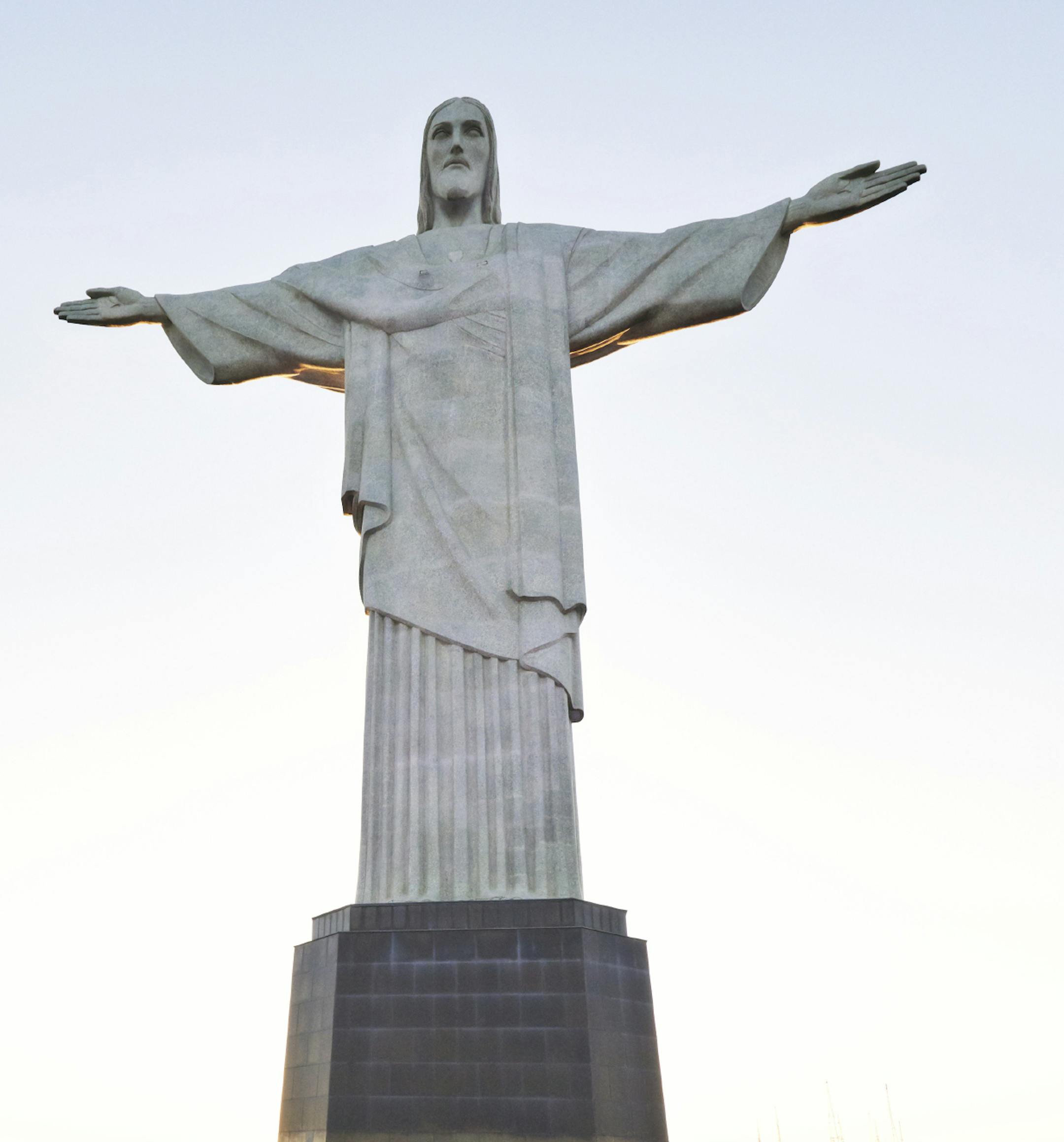 The Cristo Redentor statue is an iconiic figure overlooking Rio de Janeiero iStock