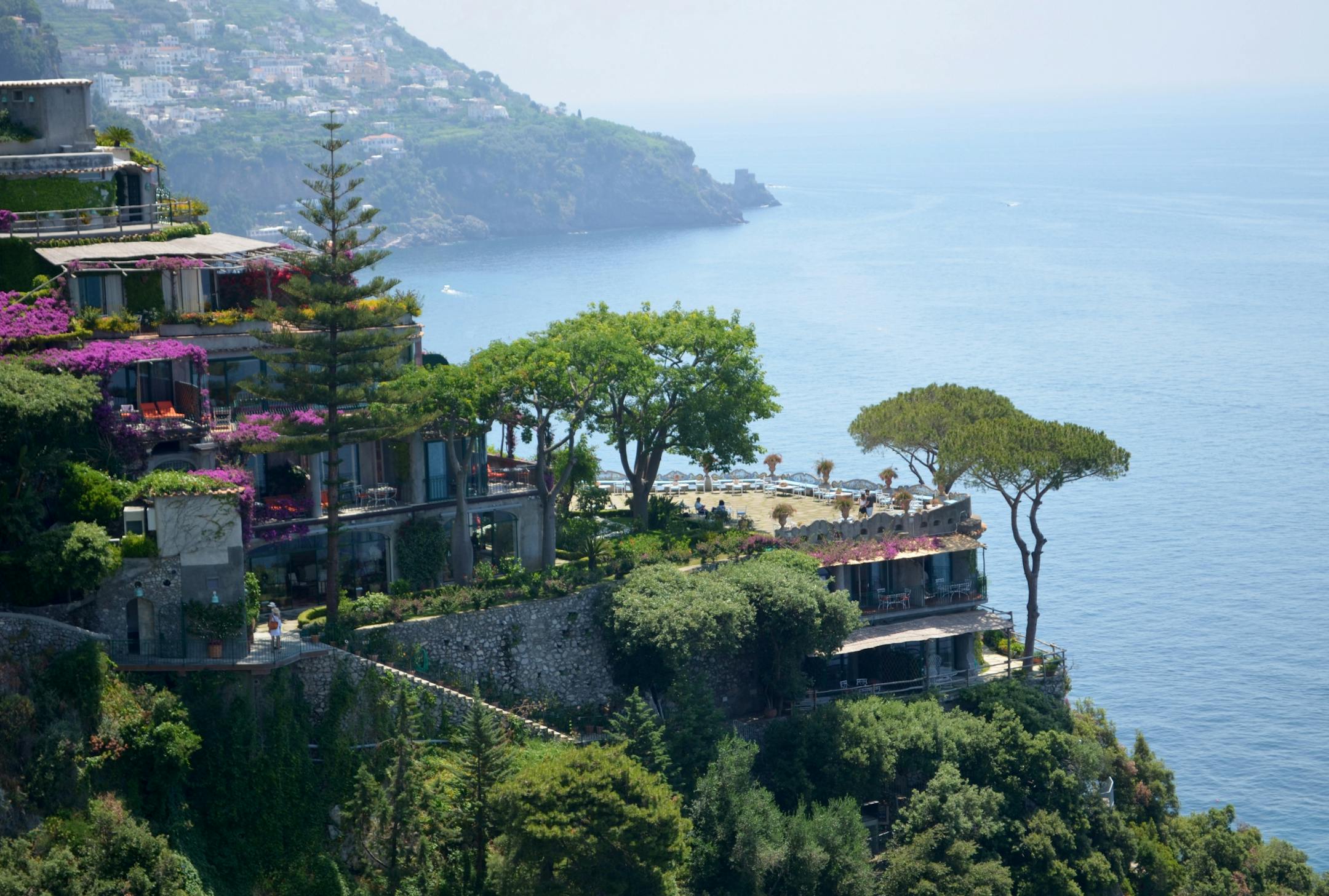 The Amalfi Coast is one of the world�s most scenic drives. A word of advice: Do not rent your own car � leave the cliff driving to a professional.