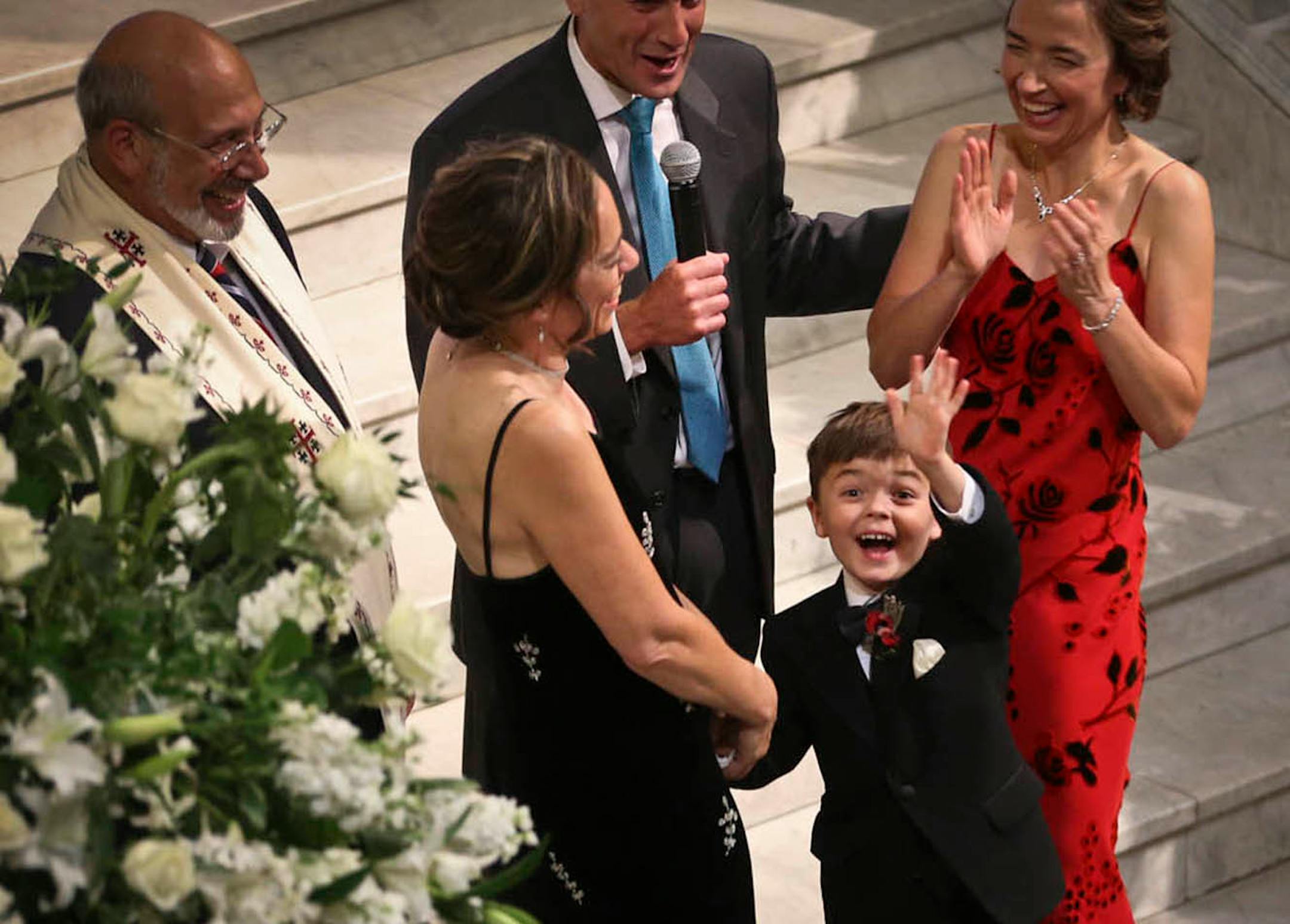 Gay marriage ceremonies began at midnight at City Hall on August 1, 2013, in Minneapolis, Minn.