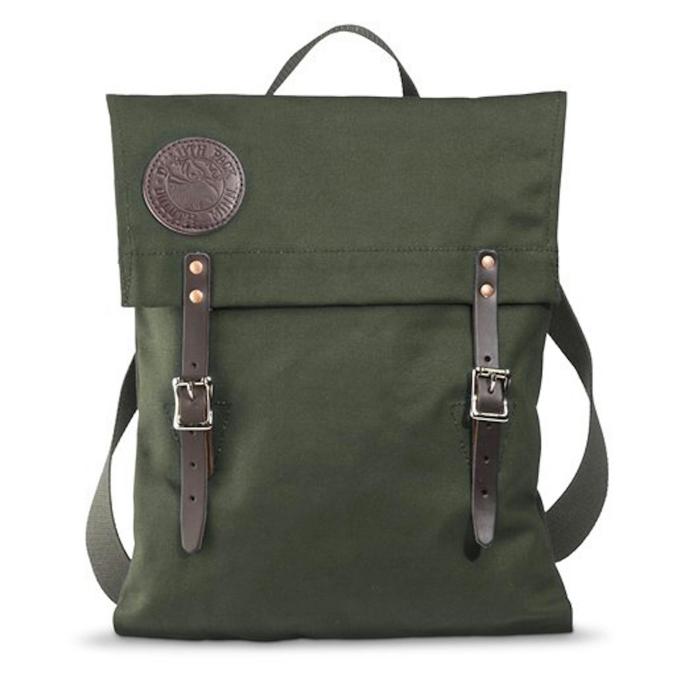 Duluth Pack roll-top scout pack in Olive Drab, $135