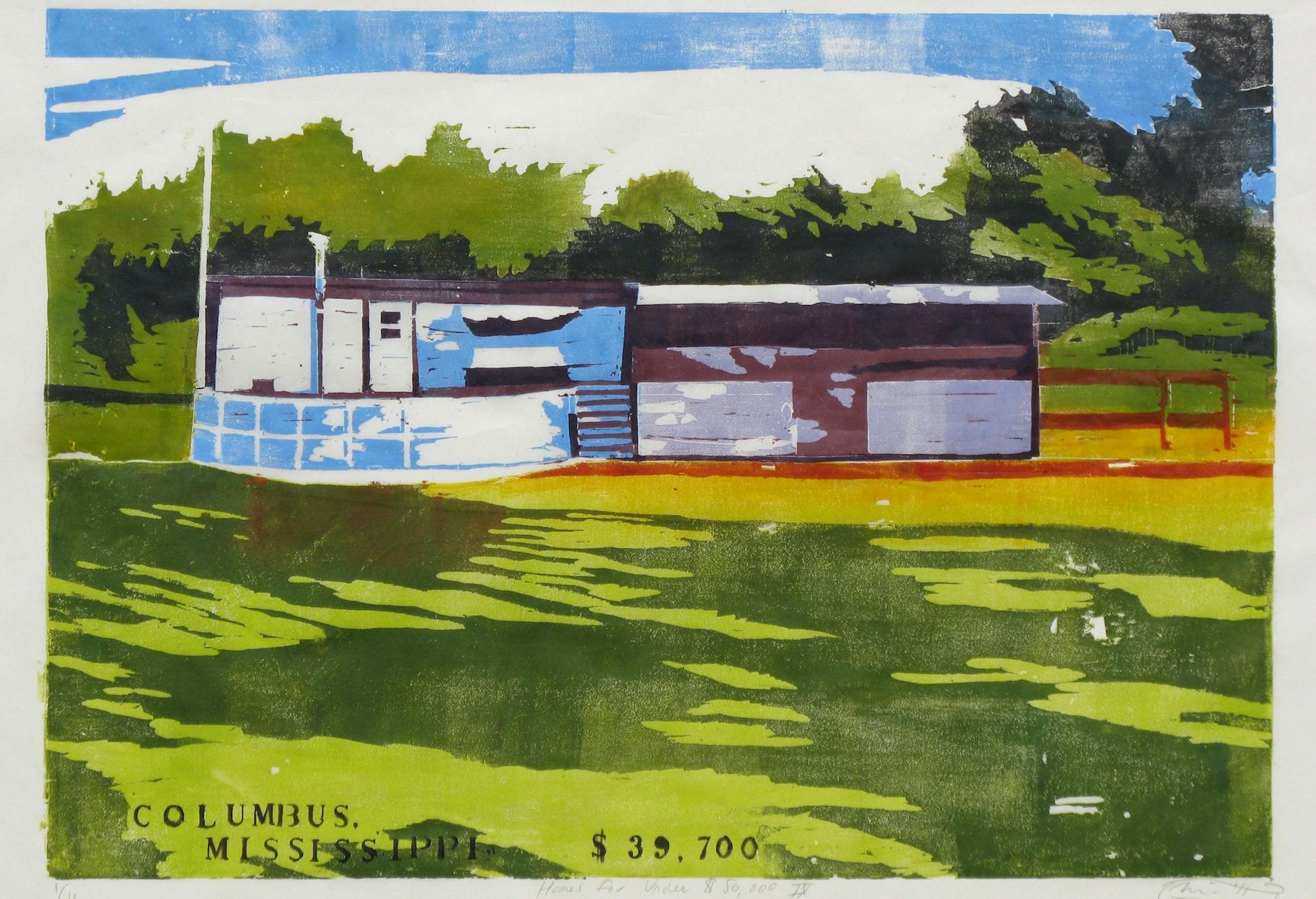 Woodcut by Nina Jordan