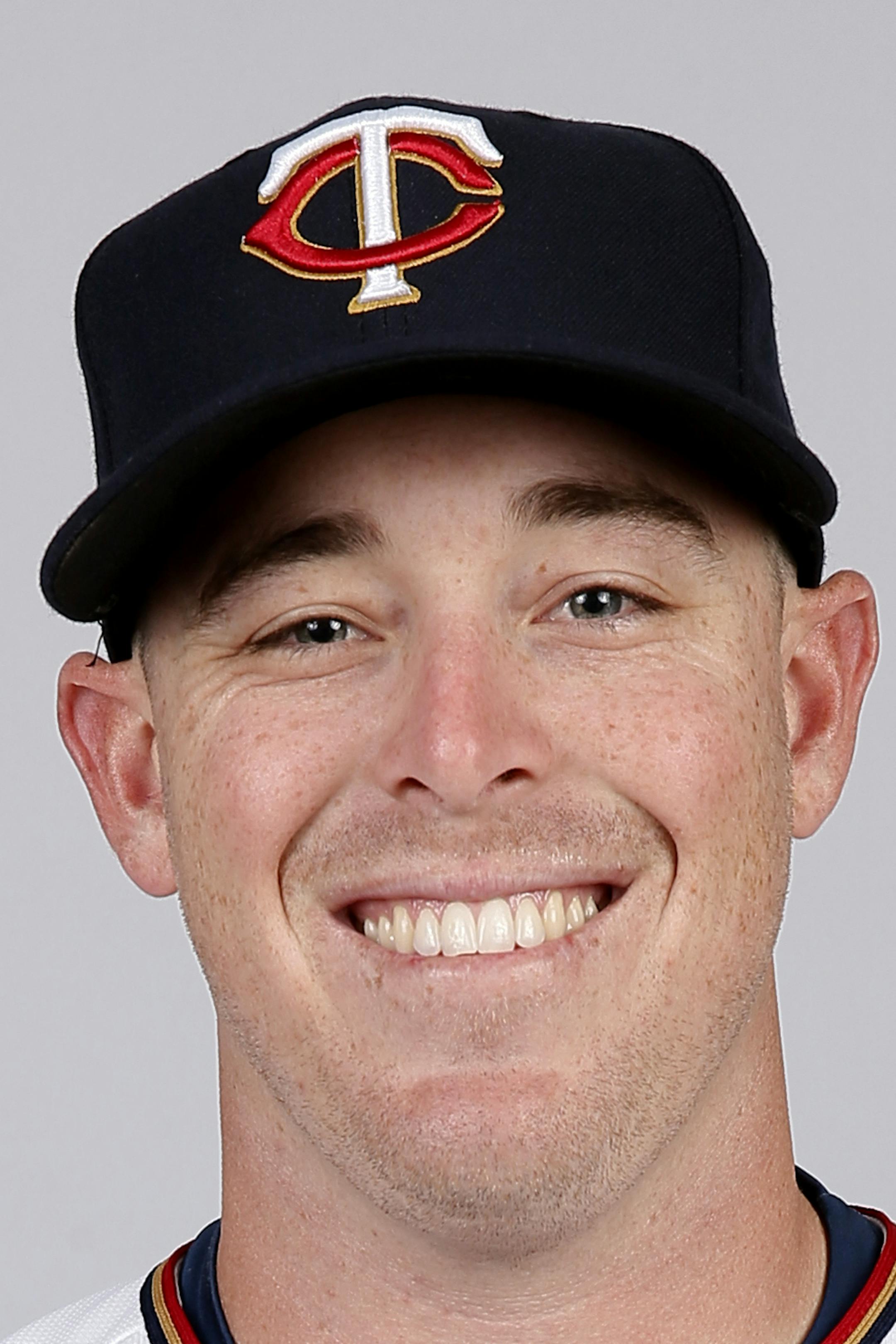 This is a 2015 photo of J.R. Graham of the Minnesota Twins baseball team. This image reflects the Twins active roster as of Tuesday March 3, 2015, when this image was taken. (AP Photo/Tony Gutierrez)
