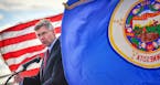 U.S. Rep. Erik Paulsen spoke at a celebration for the upcoming completion of Highway 610 in Maple Grove. ] GLEN STUBBE * gstubbe@startribune.com Thurs